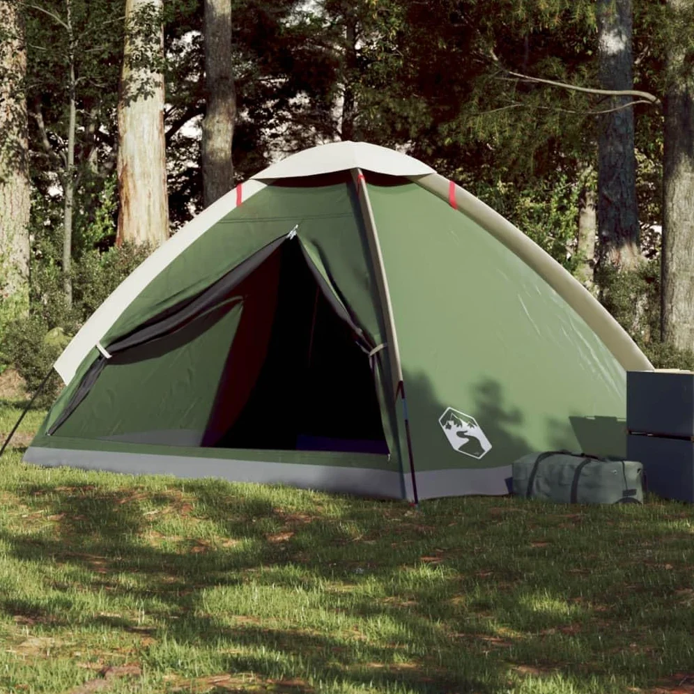 Sporting Goods item-Tienda de campaña domo para 4 personas, color verde, impermeable