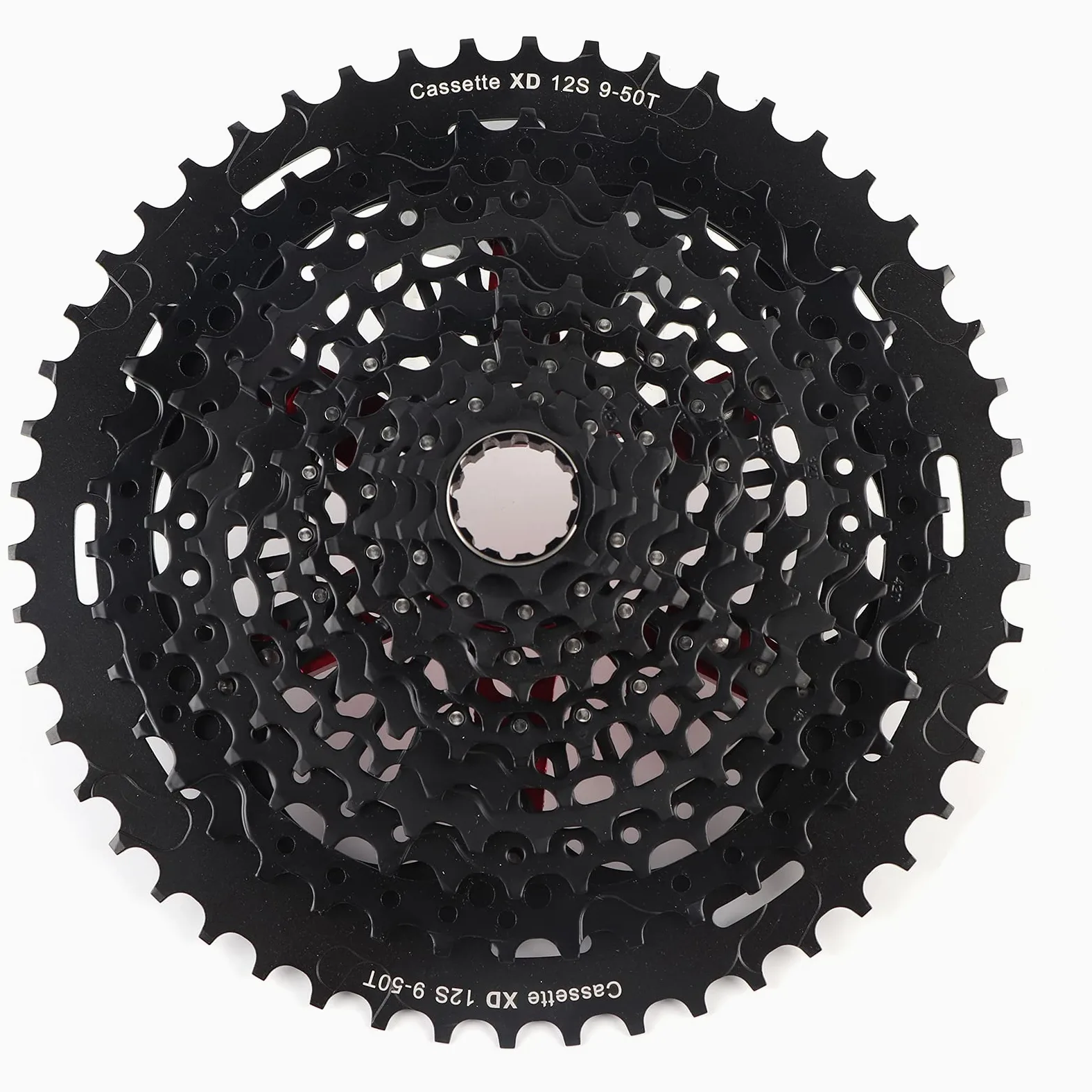 aqxreight Cassette de Aleación de Aluminio para Volante de Bicicleta de 12 Velocidades, Accesorio del 9 50T Xd para Conducción Silenciosa