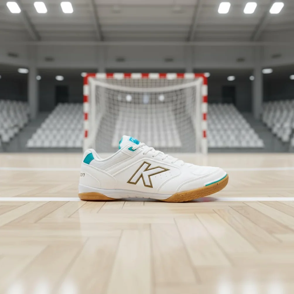 KELME Zapatillas De Fútbol Sala Precision Blanco Dorado Aqua