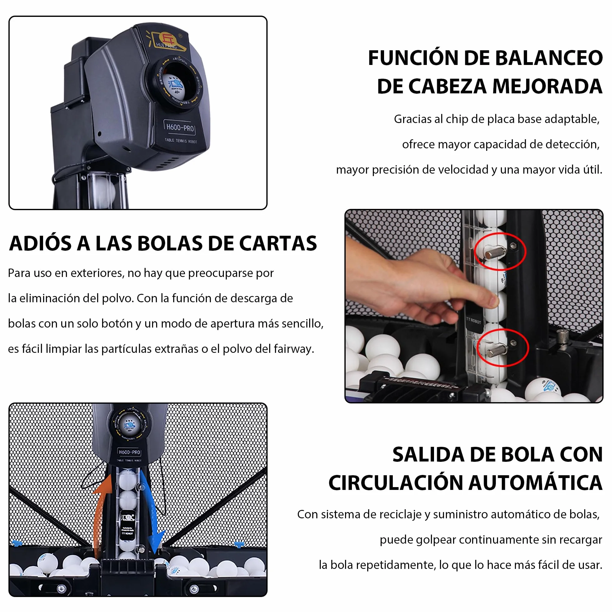 Robot de tenis de mesa con red, máquina automática de tenis de mesa para entrenamiento y ejercicio con mando a distancia, CE/CCC
