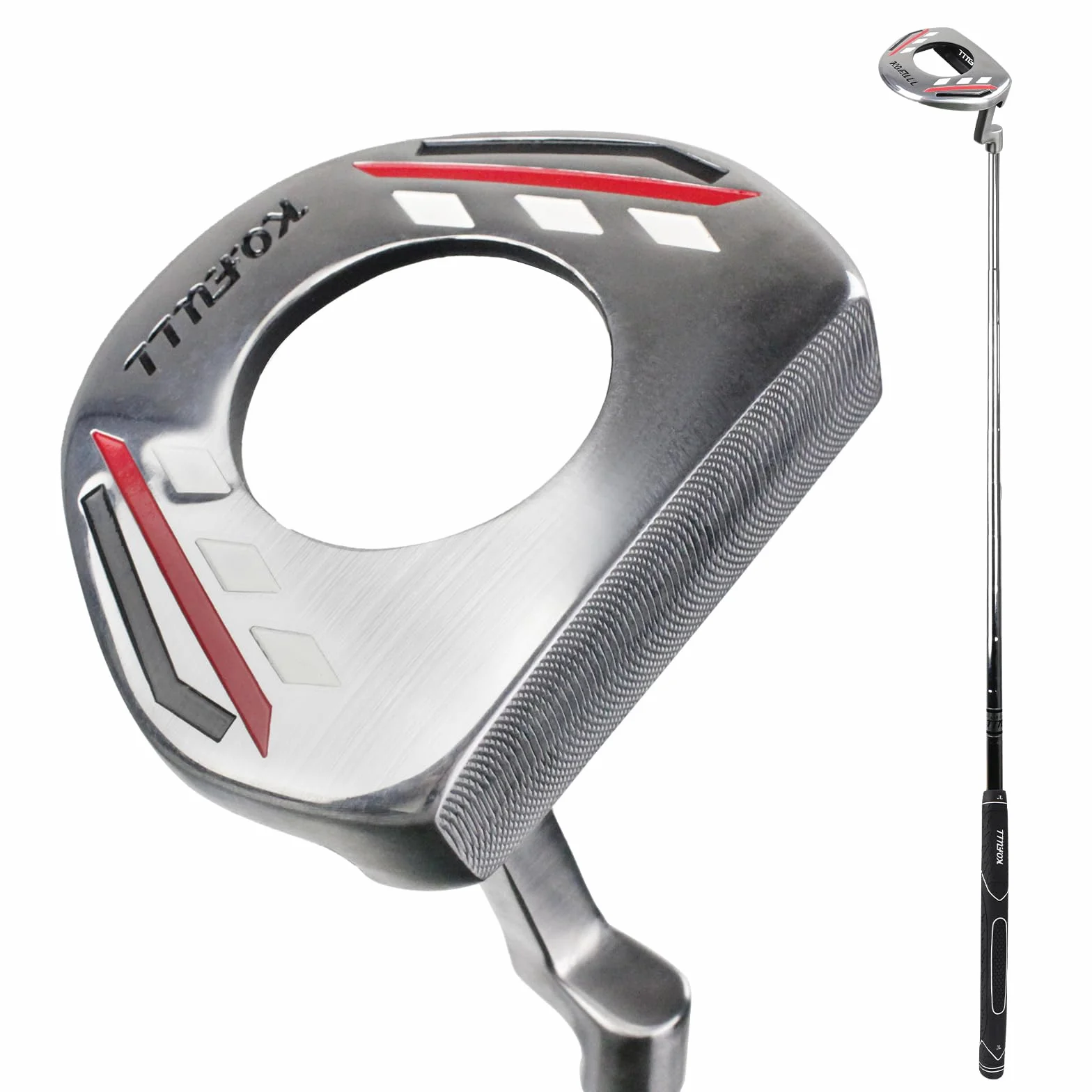 KOFULL Putter de golf, 34 pulgadas, mano derecha