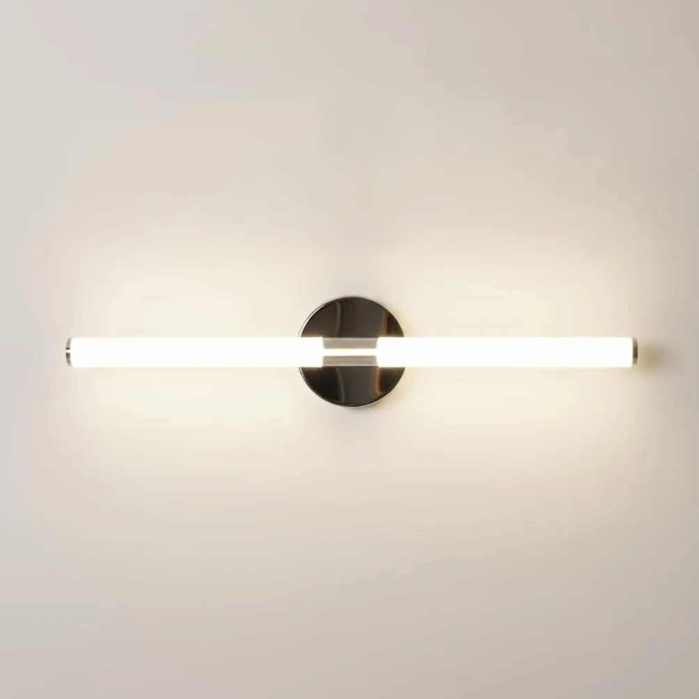 Aplique LED BARCELONA Tubular 60cm 8W 720lm Cromo IP44 4000K Baño