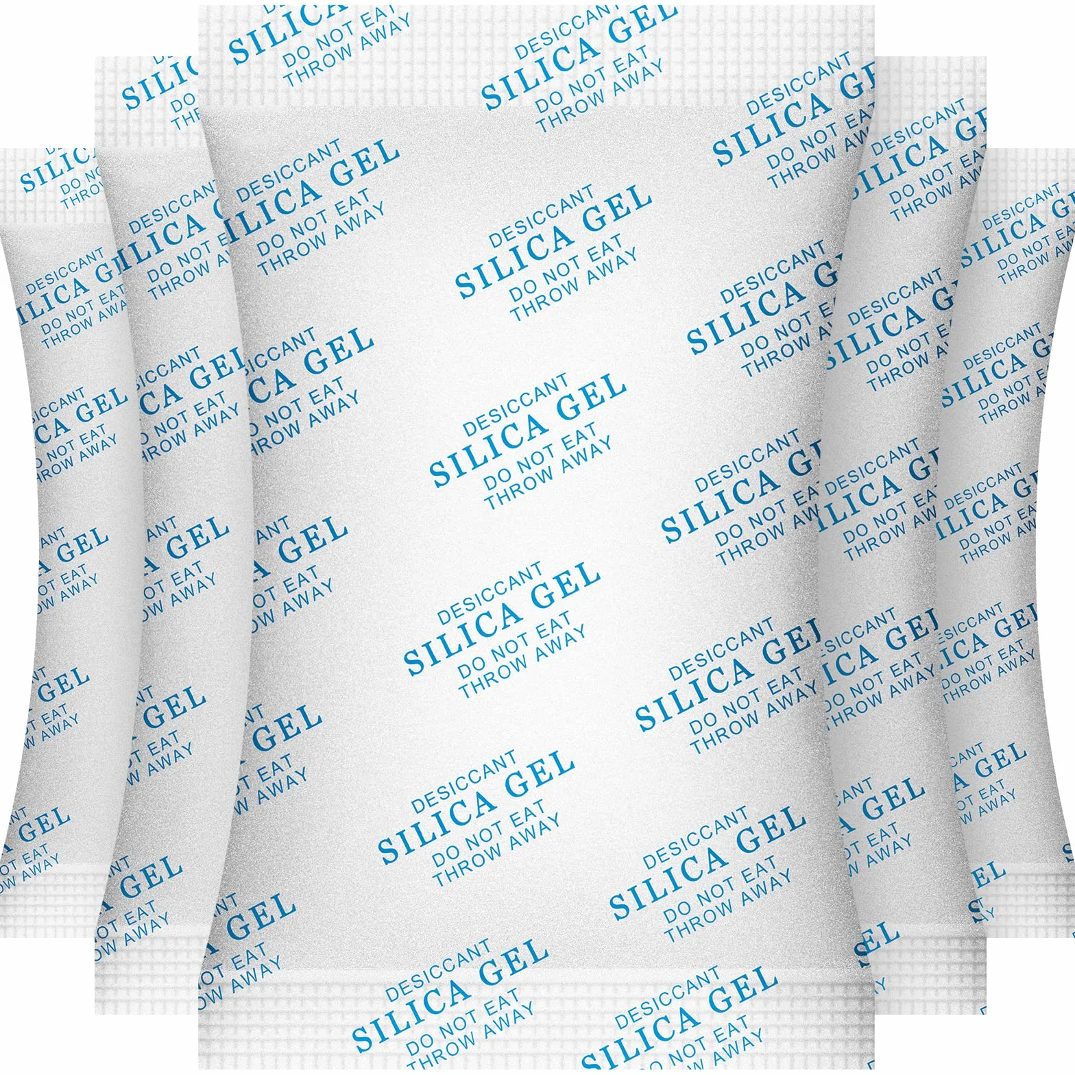 Gel de sílice desecante absorbente de humedad 250 paquetes Moisture Absorber Silica Gel Desiccant Packets