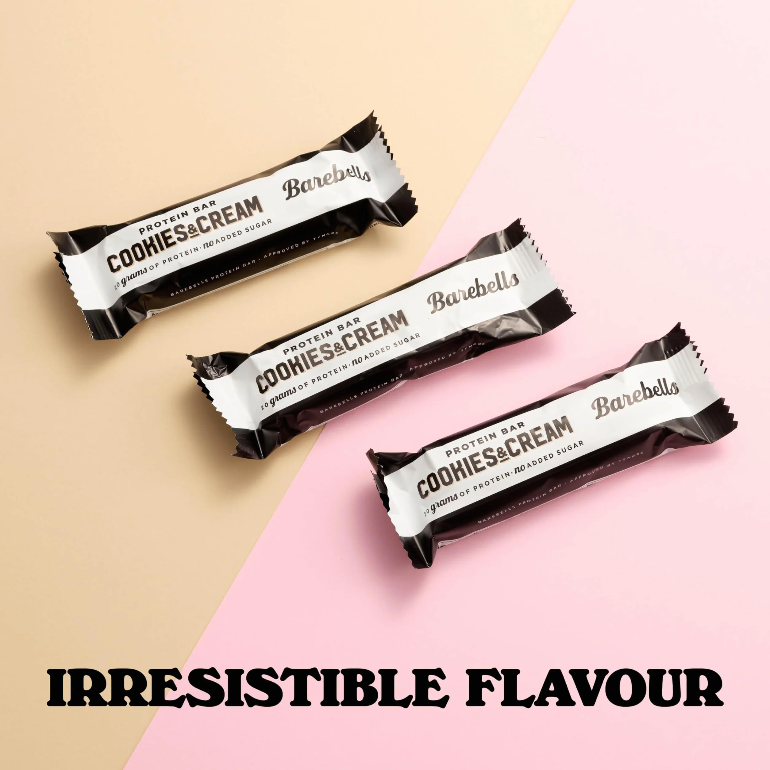 Barebells Cookies and Cream Protein Bars 20g Protein 12x55g Low Sugar