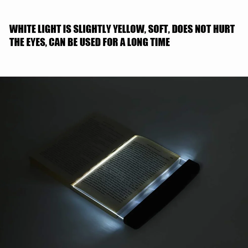 ASHATA Lightwedge Lámpara de lectura LED brillo ajustable tamaño pequeño