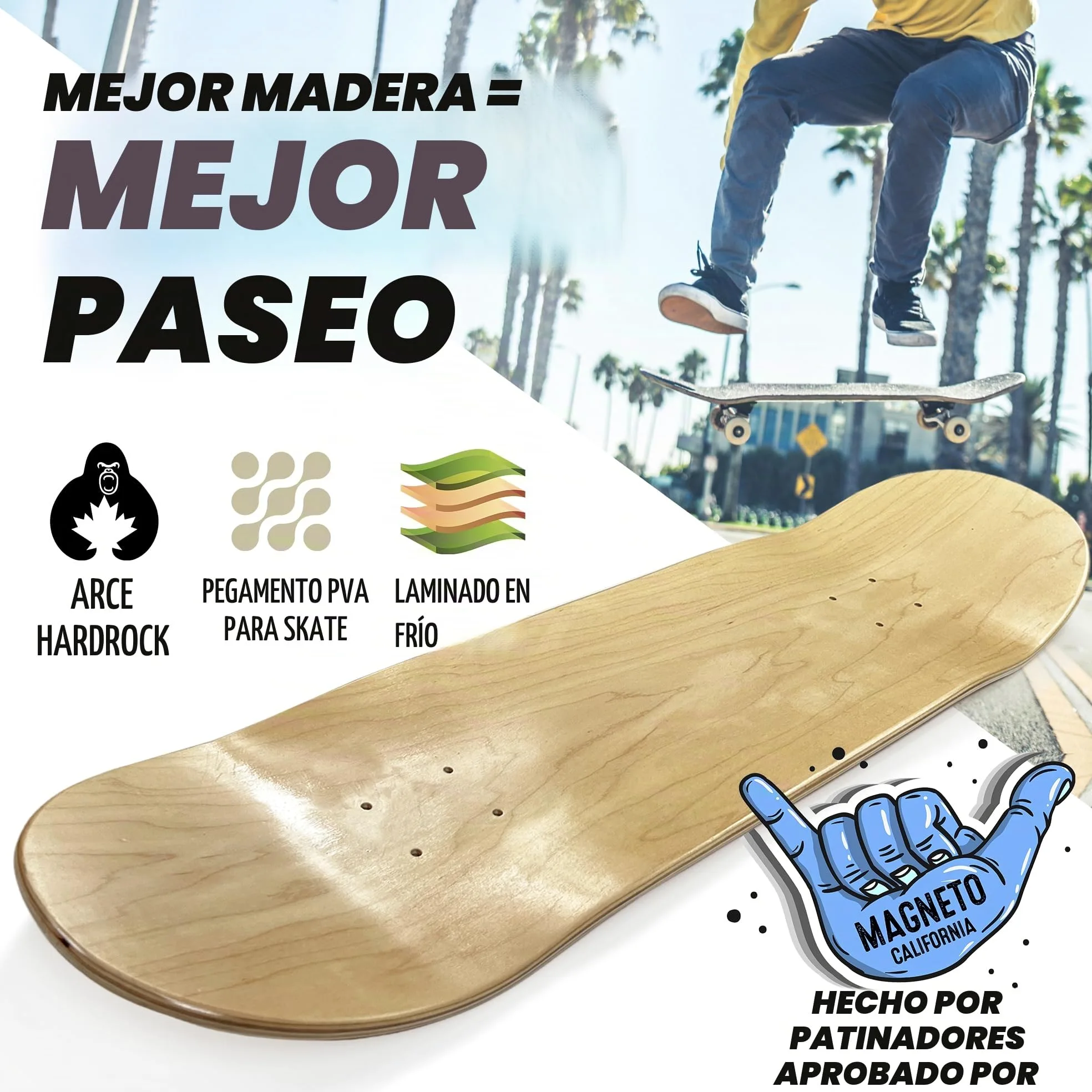 Magneto Monopatín Hijos (Caramelo)