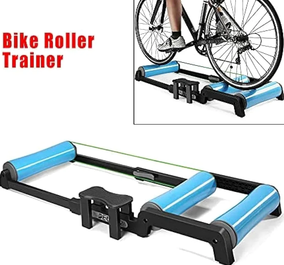 Rodillo de entrenamiento de bicicleta para interiores, se adapta a bicicletas de carretera y montaña, estación de entrenamiento en casa