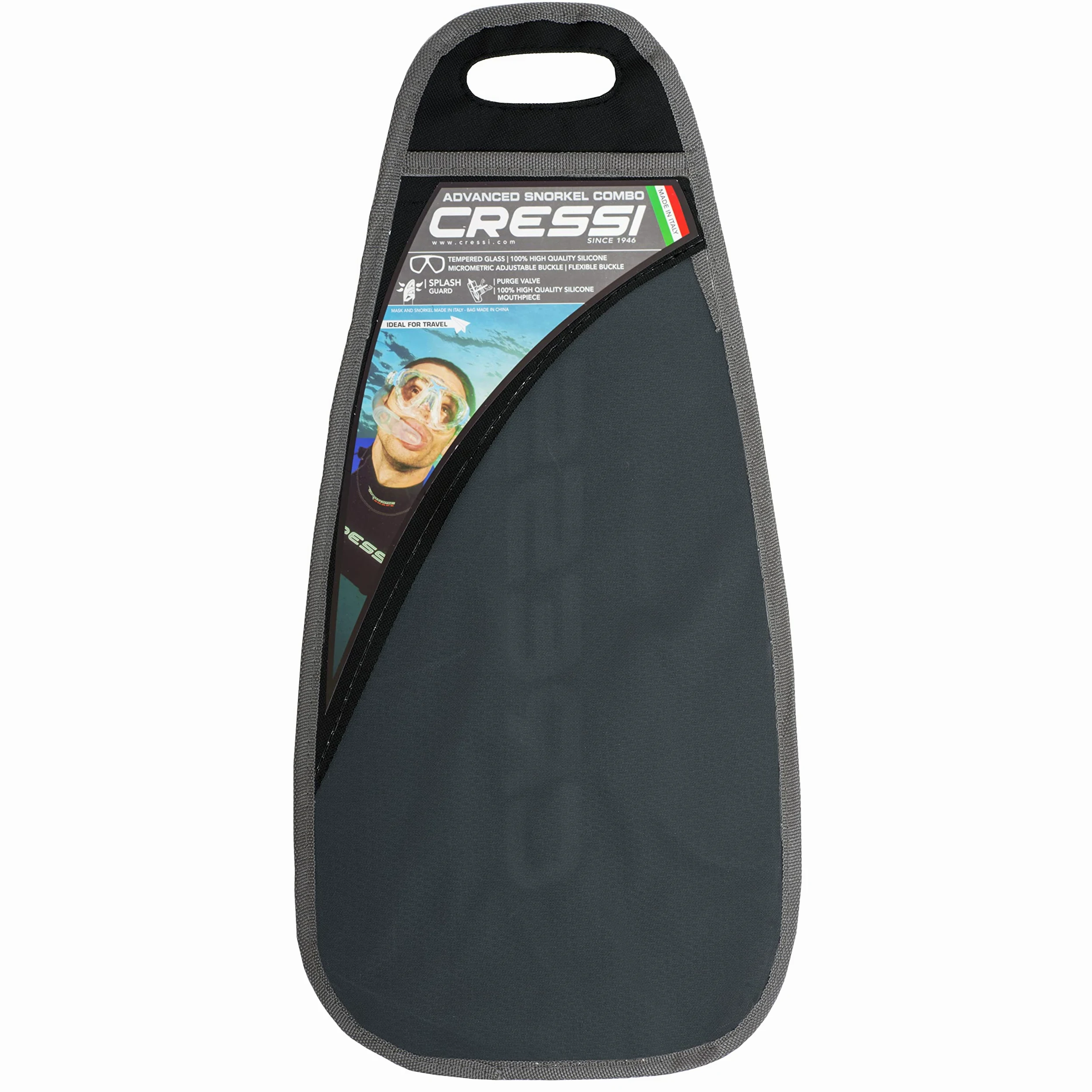 ADM 1000055 - Kit Gafas + Tubo de Snorkel Marea VIP