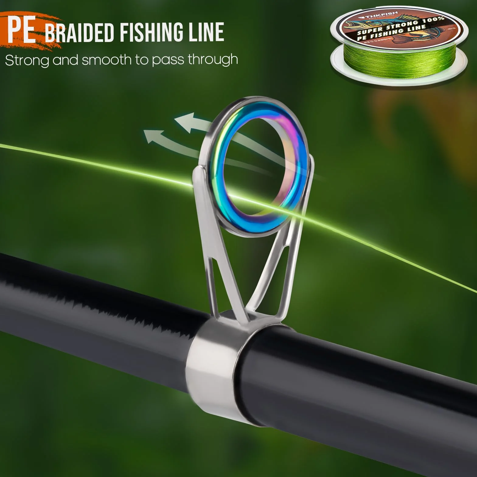 THKFISH Combo de Caña de Pescar y Carrete con Mochila, Kit Telescópico Giratorio con Señuelos, Alicates y Agarre de Labios