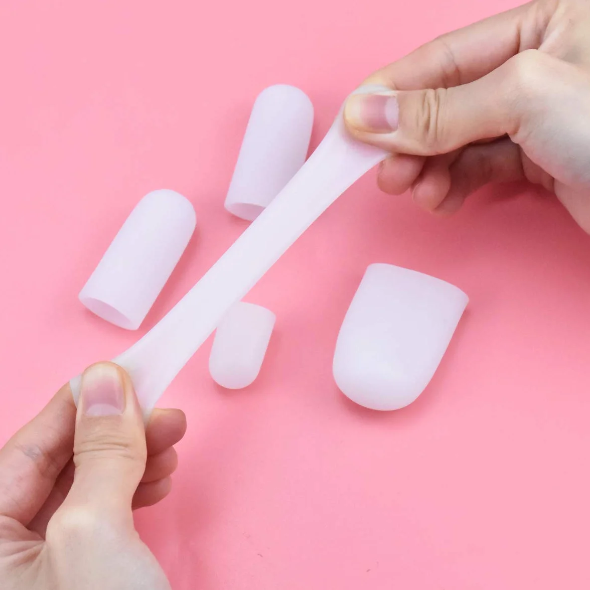 Punteras de gel de silicona 20 unidades protectores para dedos amortiguar callos