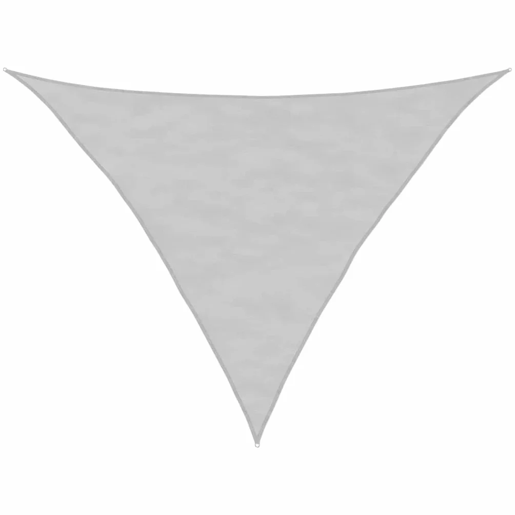 vidaXL Toldo de Vela poliéster Oxford 100% Gris Claro 2,5x2,5x3,5 m, toldo, Parasol, Carpa, toldos, parasoles, Carpas, entoldado, entoldados