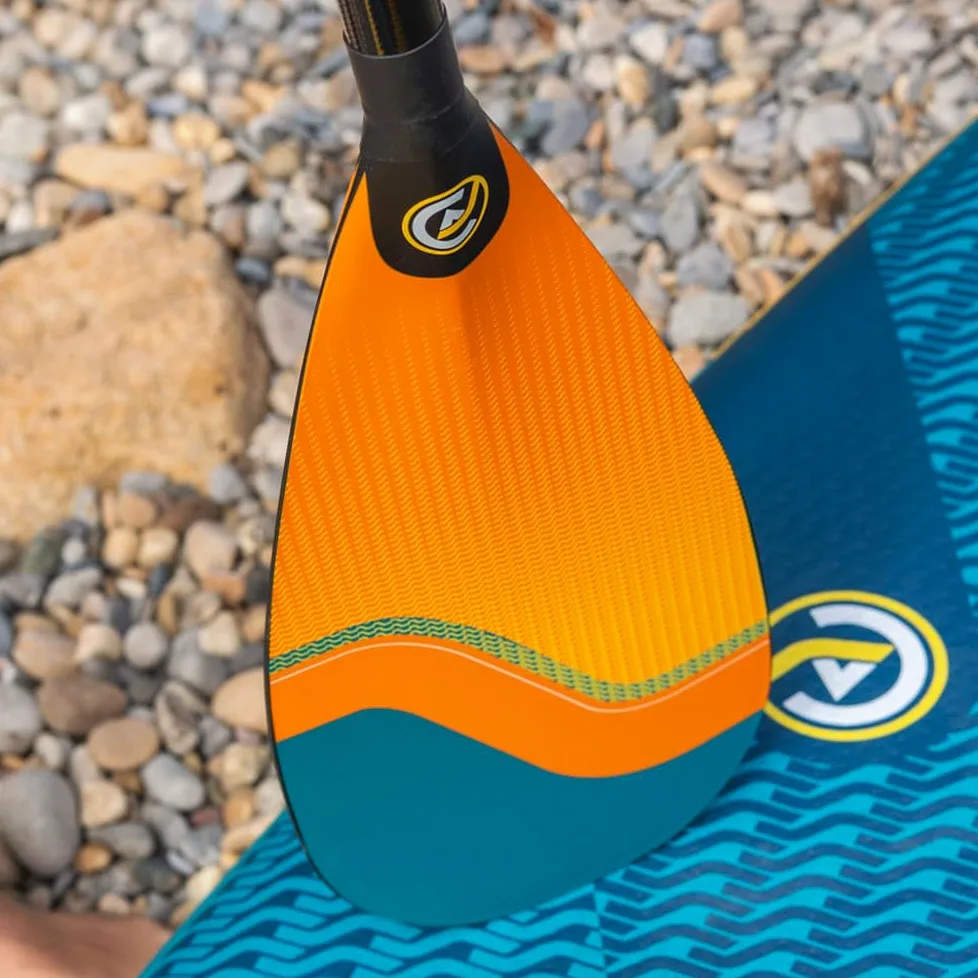 Coasto – Sup Stand Up Paddle Inflable Coasto Flip 11'5 – PB-CFLIP115-348x81x15 cm Dropstitch Woven – Paquete Completo – Paleta Leash Bomba Bolsa de Transporte – hasta 150 kg – Naranja