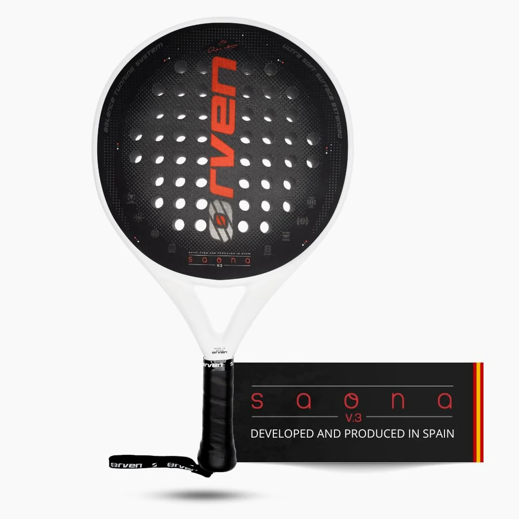 Advanced Series - Pala de Pádel Profesional - 100% Fabricada en España - Raqueta de Padel Hombre y Mujer con Bolsa Incluída