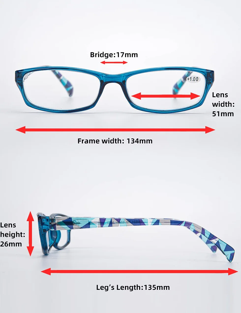 Gafas de lectura mujer anti luz azul filtro azul