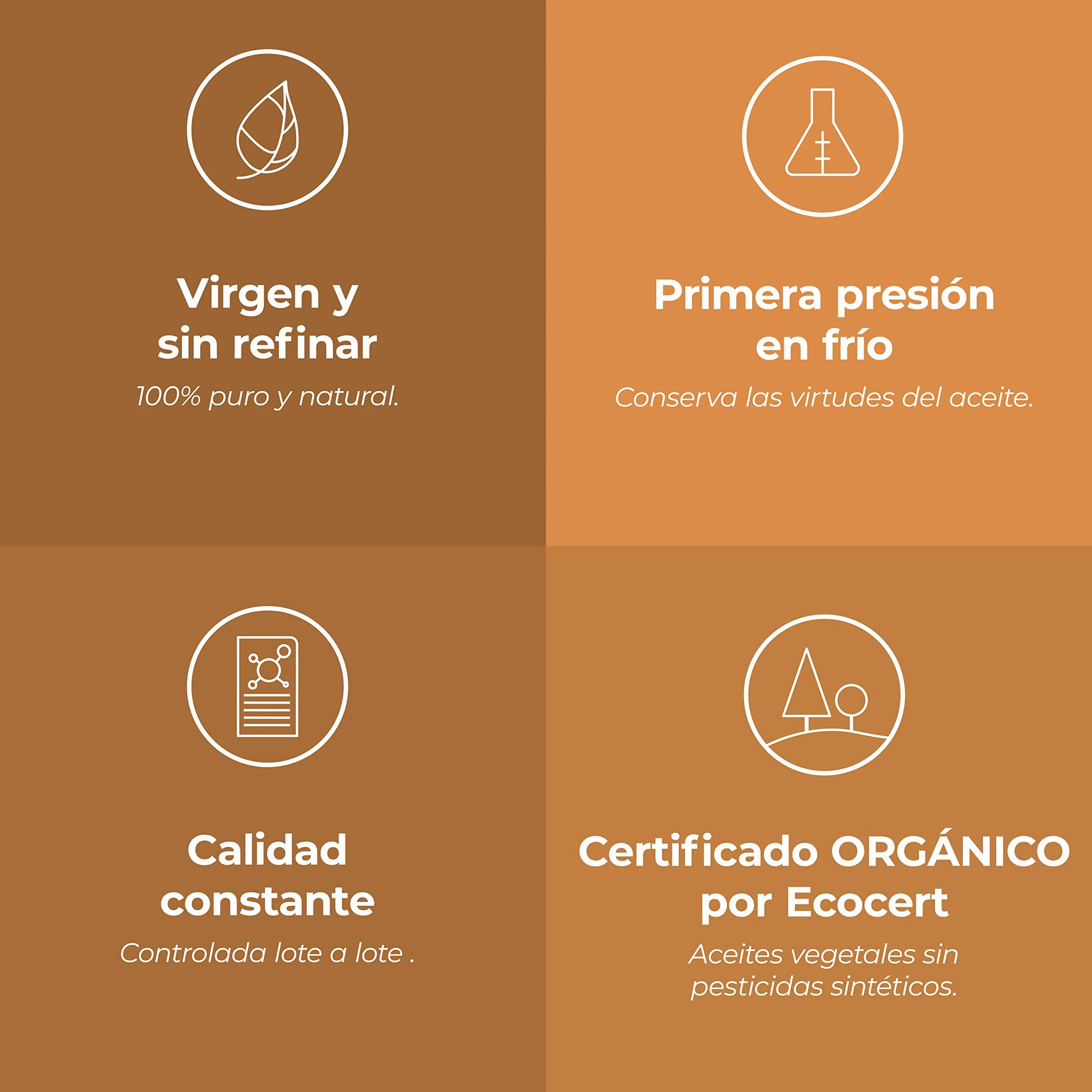 Aceite de Onagra BIO 250 mL Aceite Vegetal Virgen Certificado AB Aroma Labs