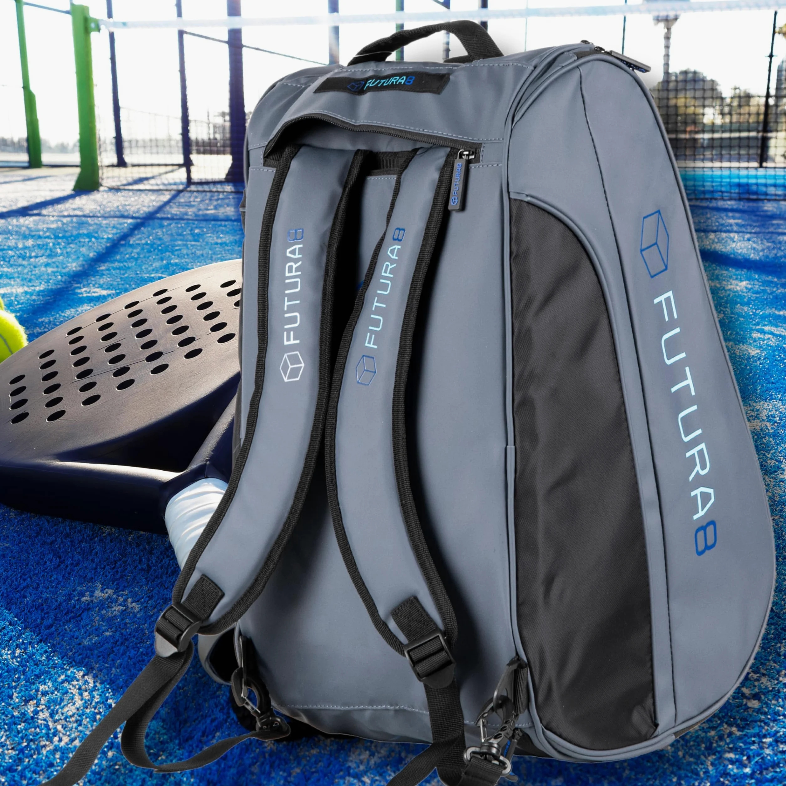 Paletero de Pádel Hombre y Mujer, Compartimento Térmico, Protege hasta 4 Palas, Ideal para Entrenamientos y Torneos, Jugadores de Pádel, Mochila Grande, Resistente y Ergonómica