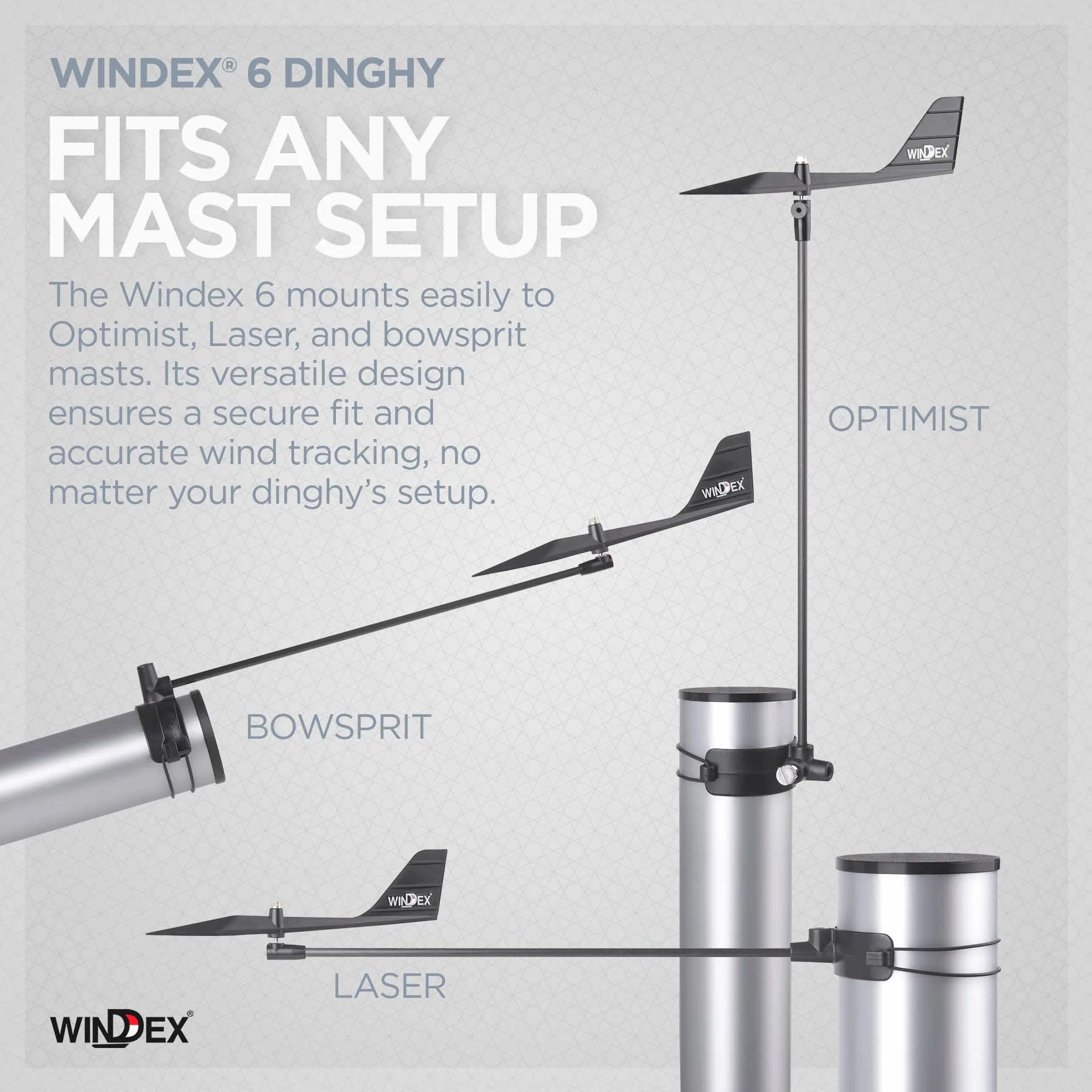 Windex 6 Dinghy - Indicador de dirección del viento
