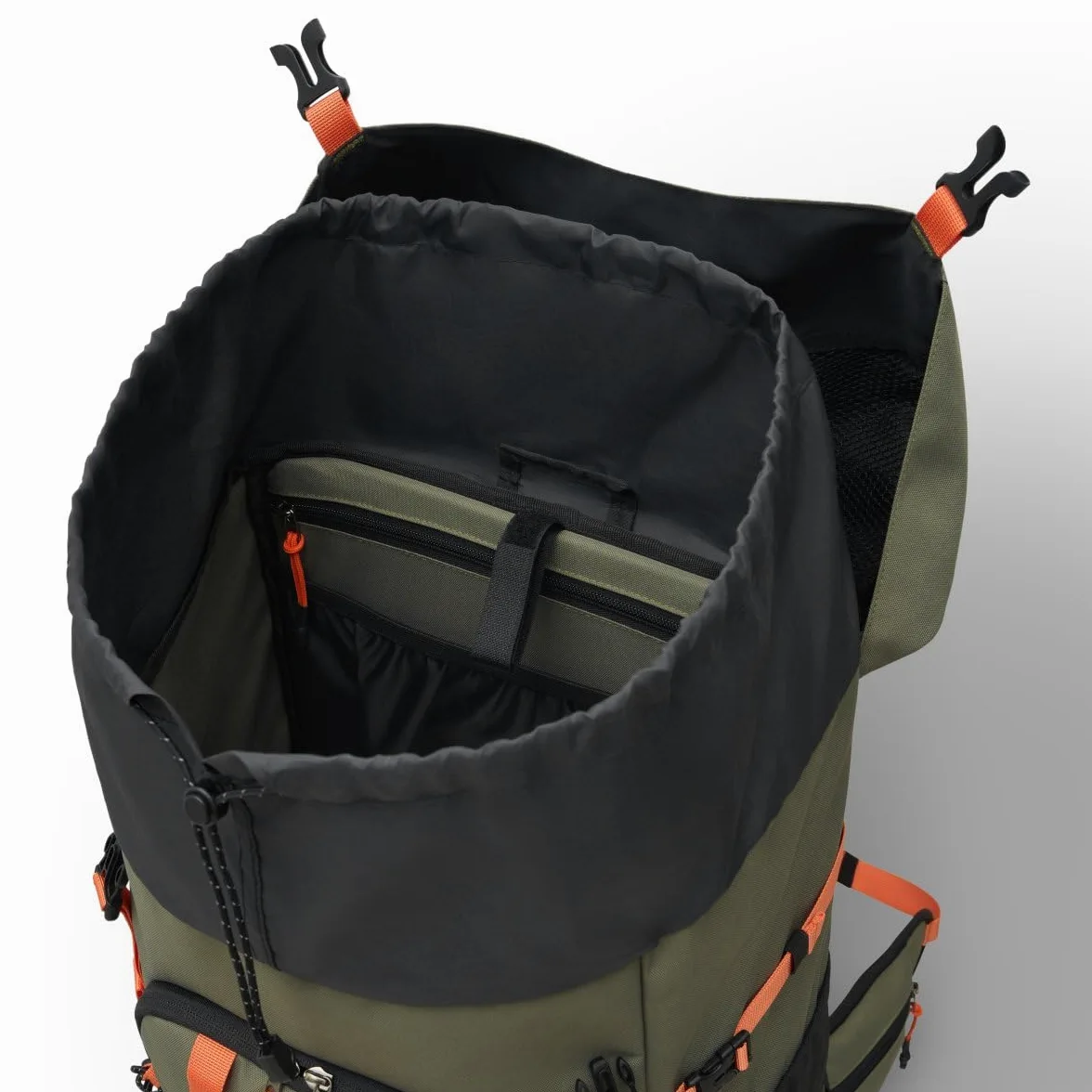 SIROKO Mochila montaña 50L Funda Impermeable Senderismo Venture 50 Green Verde