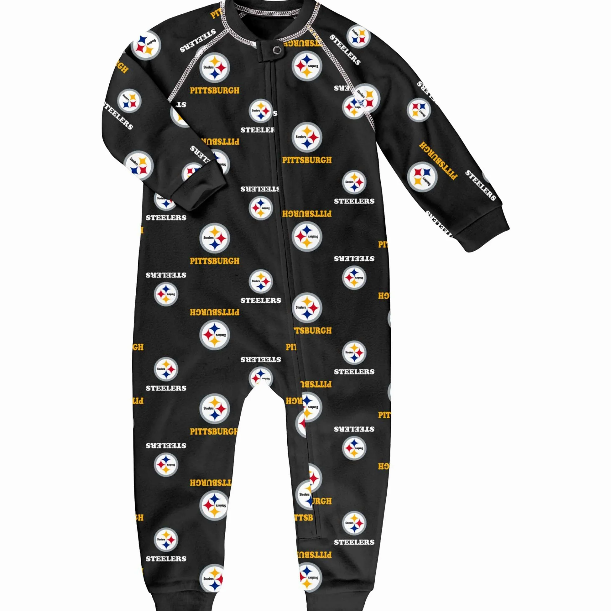 Outerstuff Jersey raglán con cremallera completa para niños pequeños de la NFL