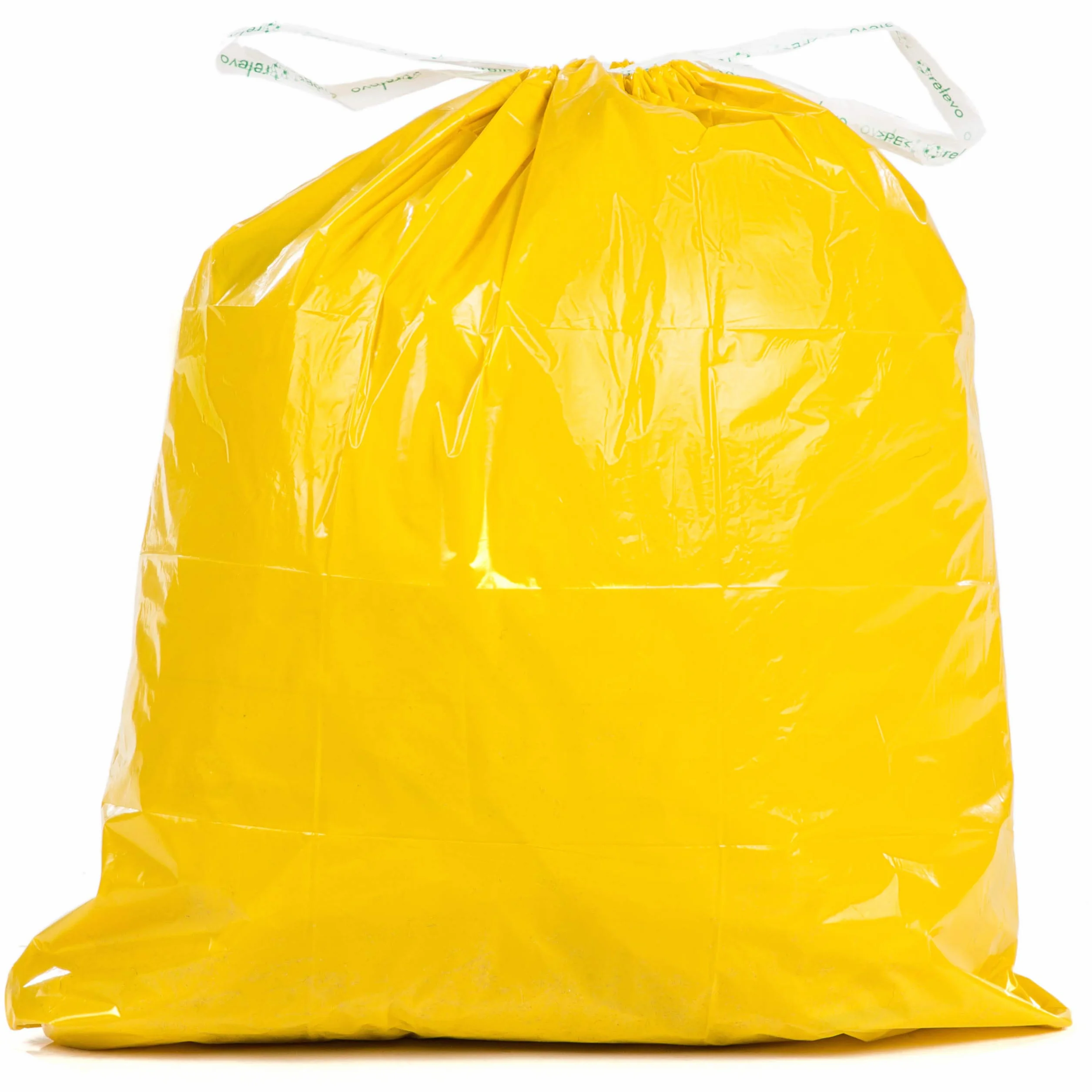 Bolsas de Basura Amarillas con Autocierre 30L 55x60 cm 15 Unidades LDPE Reciclado Blue Angel