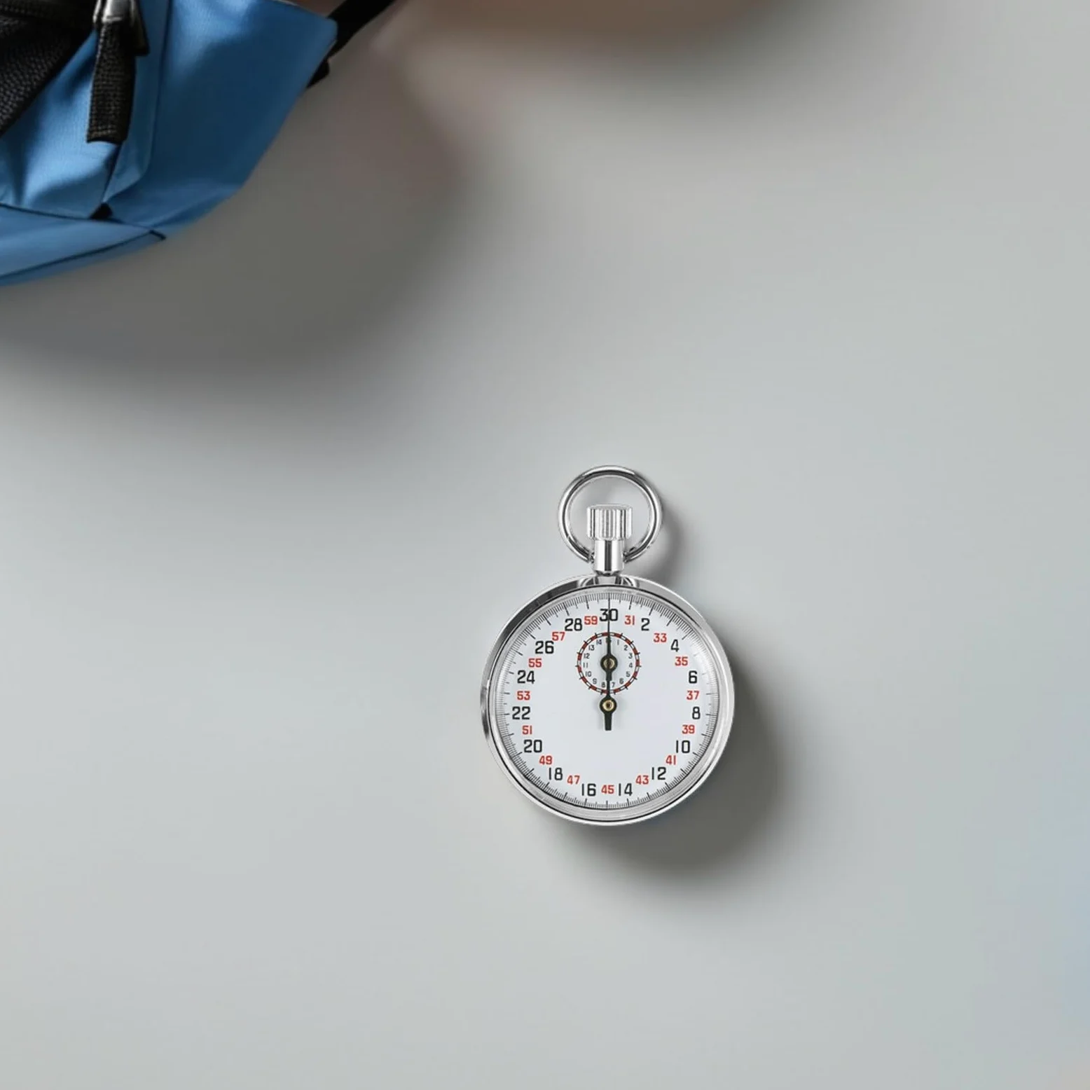 Cronómetro Mecánico de Mano de Metal para Deportes y Laboratorio de Física Temporizador Preciso para Árbitros Entrenadores y Eventos Deportivos