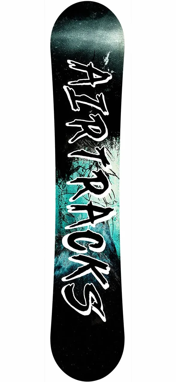 AIRTRACKS Snowboard Set Tabla Under Wide Zero Rocker Hombre+Fijaciones Master+SB Bolsa Nuevo 156 159 163 165 cm