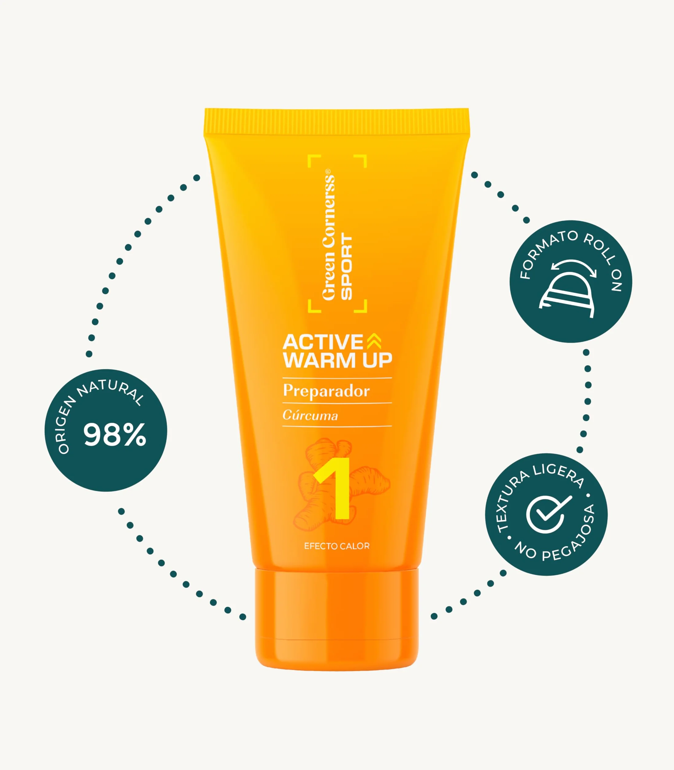 VERDELISS PACK GREEN CORNERSS SPORT Calentamiento Pre-Ejercicio Anti-Rozaduras Recuperación Post-Ejercicio 50ml 30g 50ml