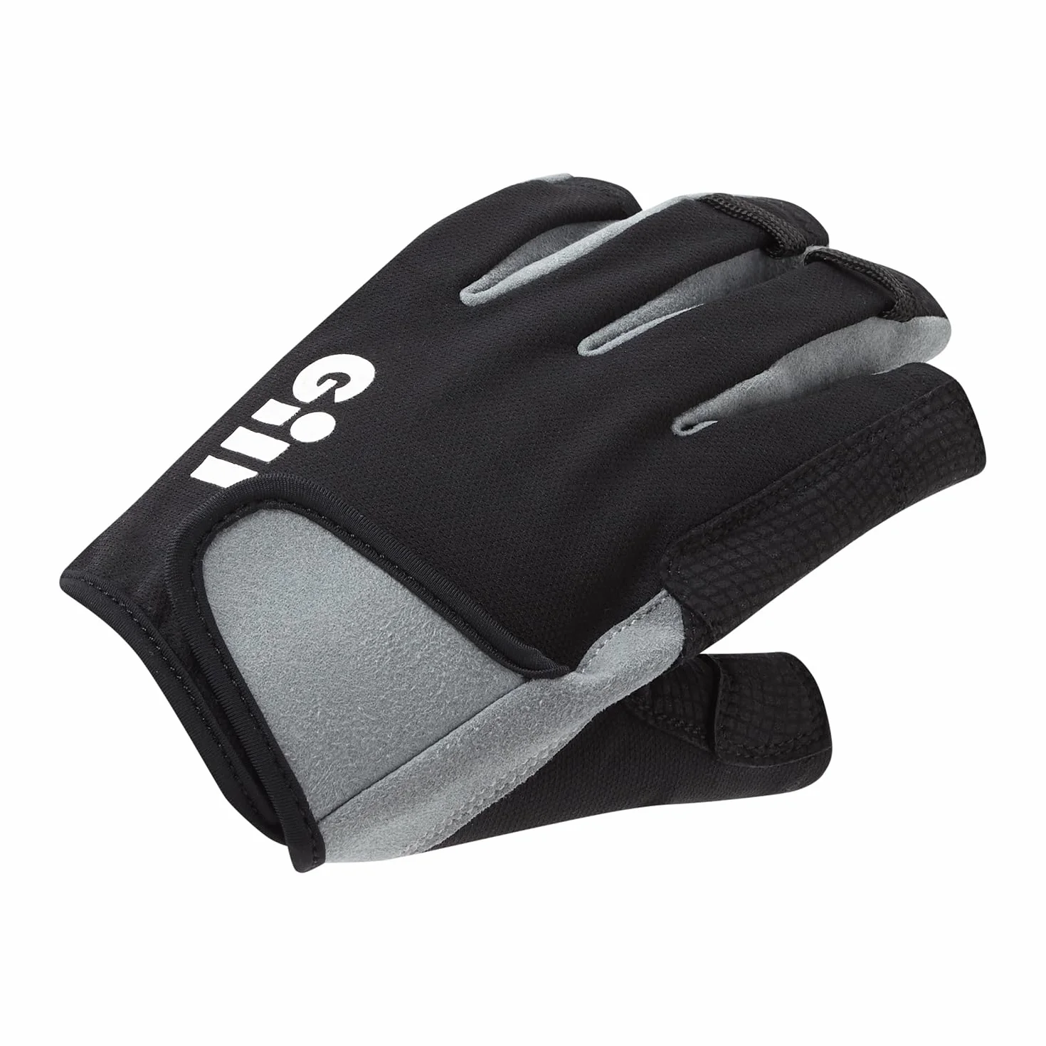 Guantes de navegación Gill Deckhand - Dedo corto con dedos de ¾ de longitud - Protección solar UV 50+ y repelente al agua