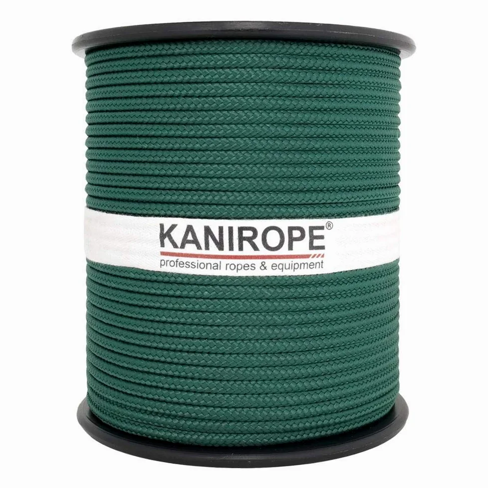 PP cuerda cuerda de polipropileno (SH 4 mm 100 m Color Abeto Verde (2564) trenzado