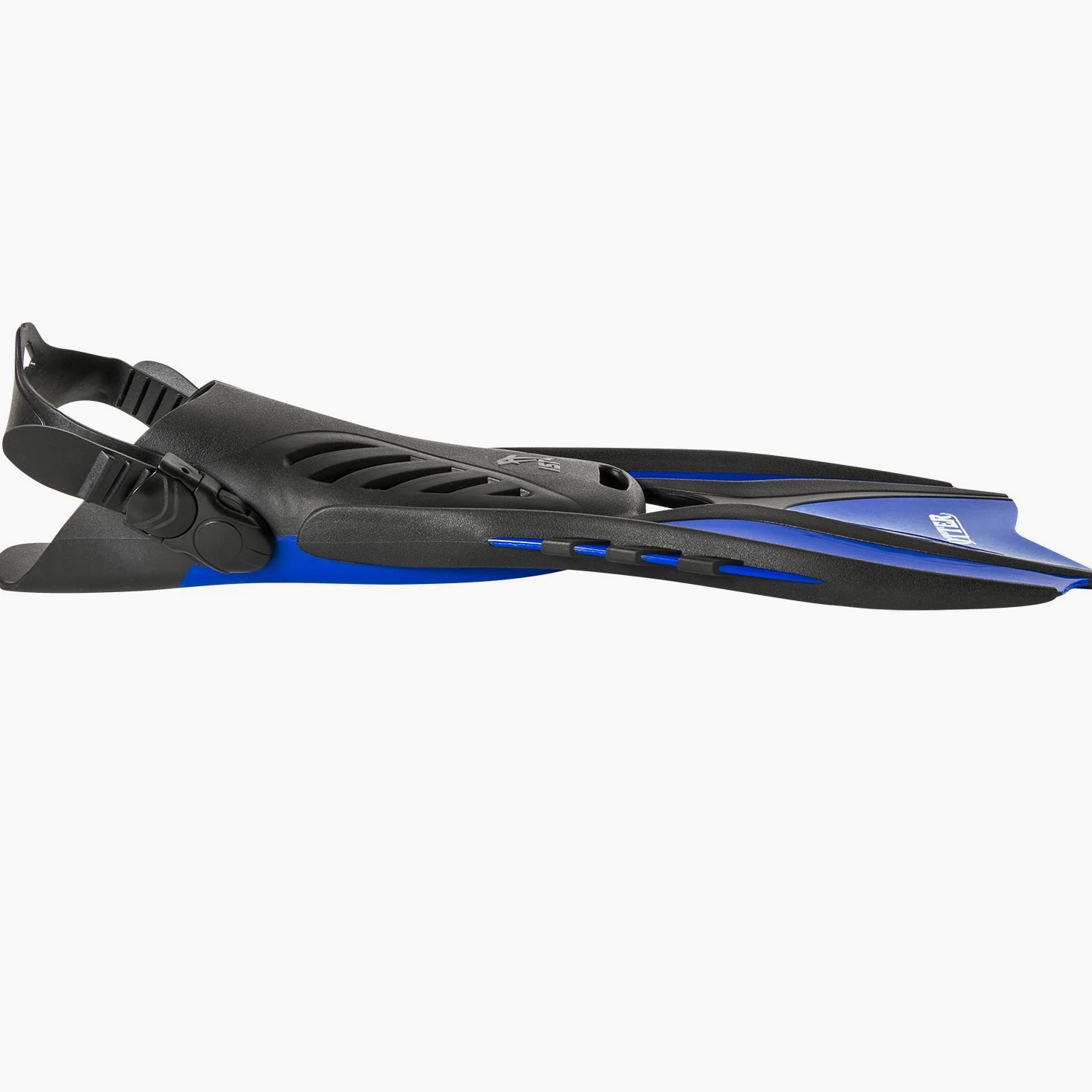 IST FK31 Otter Aletas de natación para Trekking, compactas y Cortas con talón Abierto y Correas Ajustables para Viajes