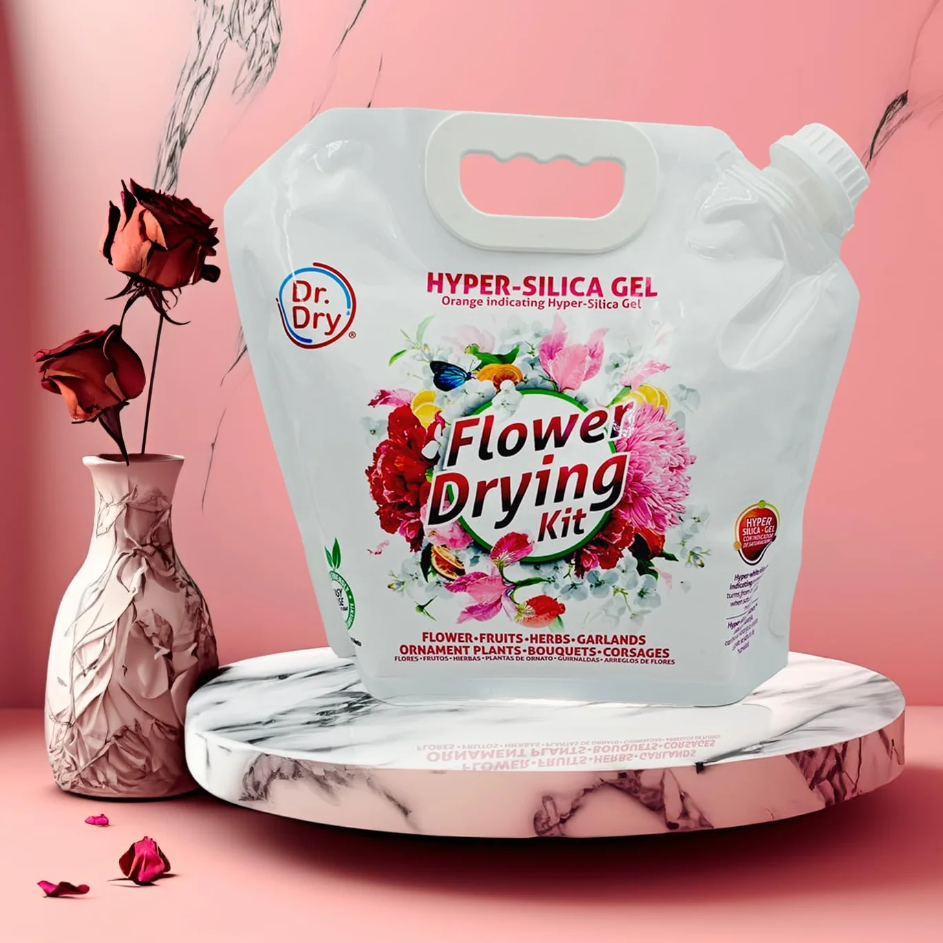 Dr. Dry Silica Gel Secado de Flores y Frutos 2.2 kg