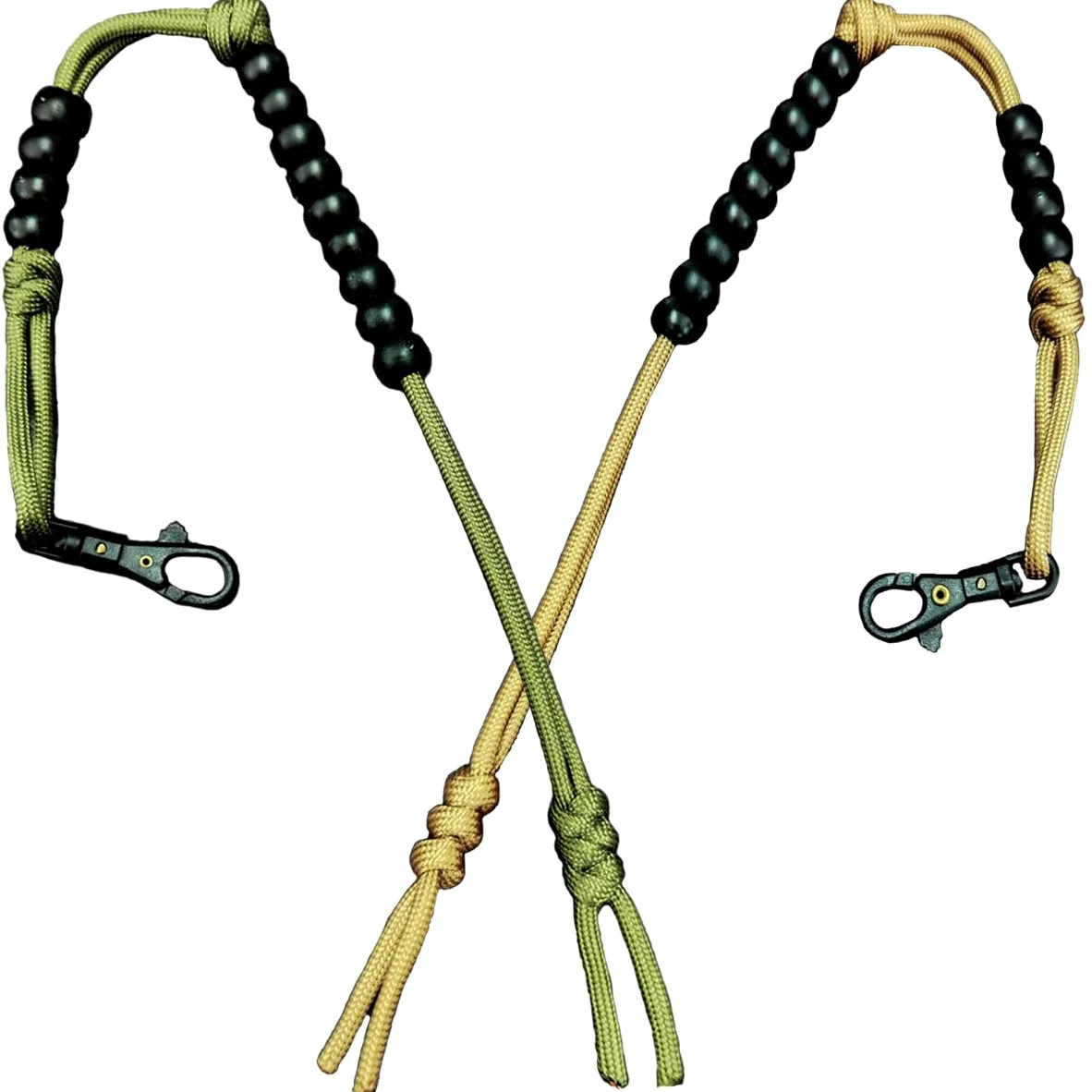 BSGB 2 cuentas de conteo de ritmo, cuentas de ritmo del ejército, cuentas de contador de distancia, contador de senderos, cuentas de senderismo para brújula, navegación por tierra, kit de orientación,