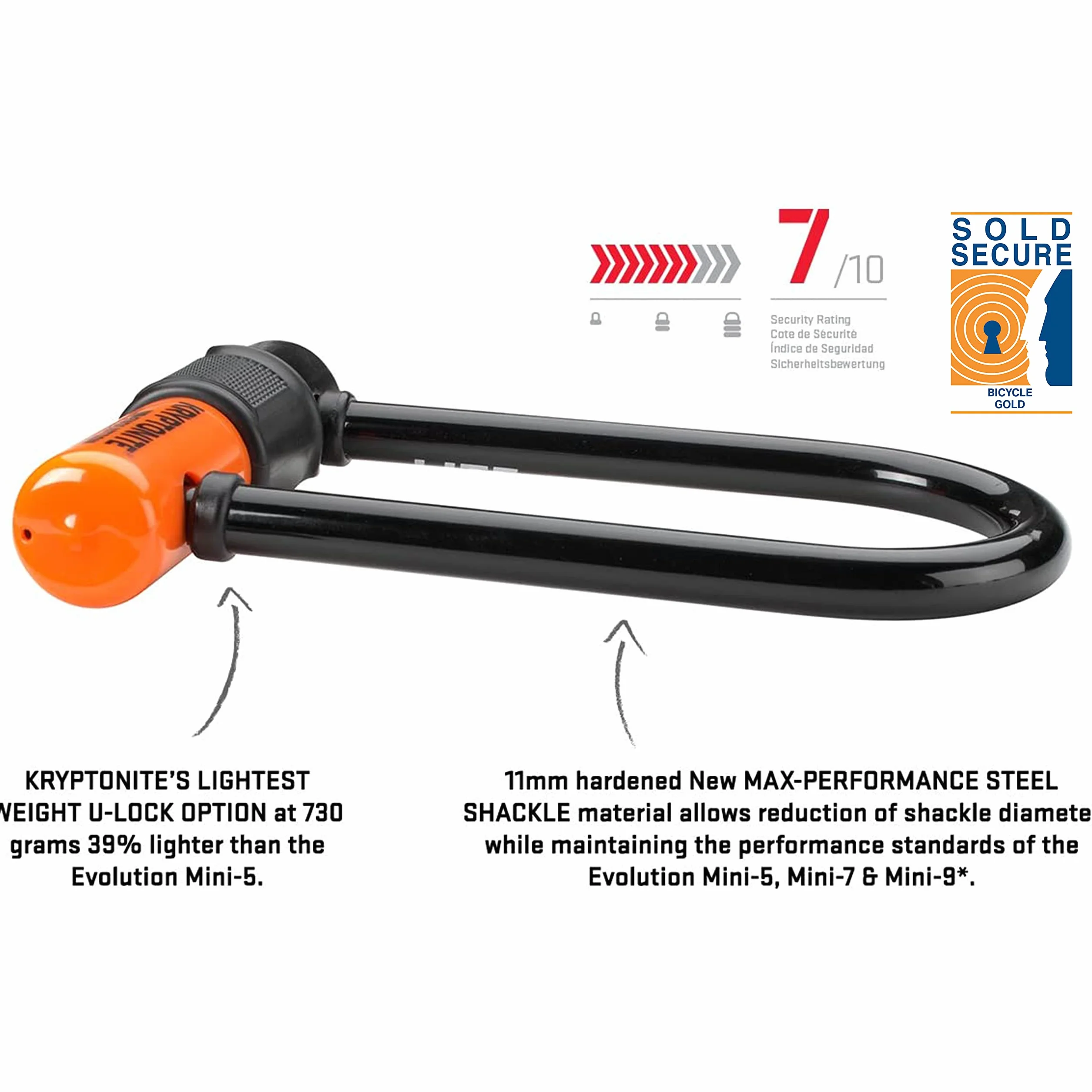 Antirrobo U Evo. Lite Mini6 - 7cmx15.2cm