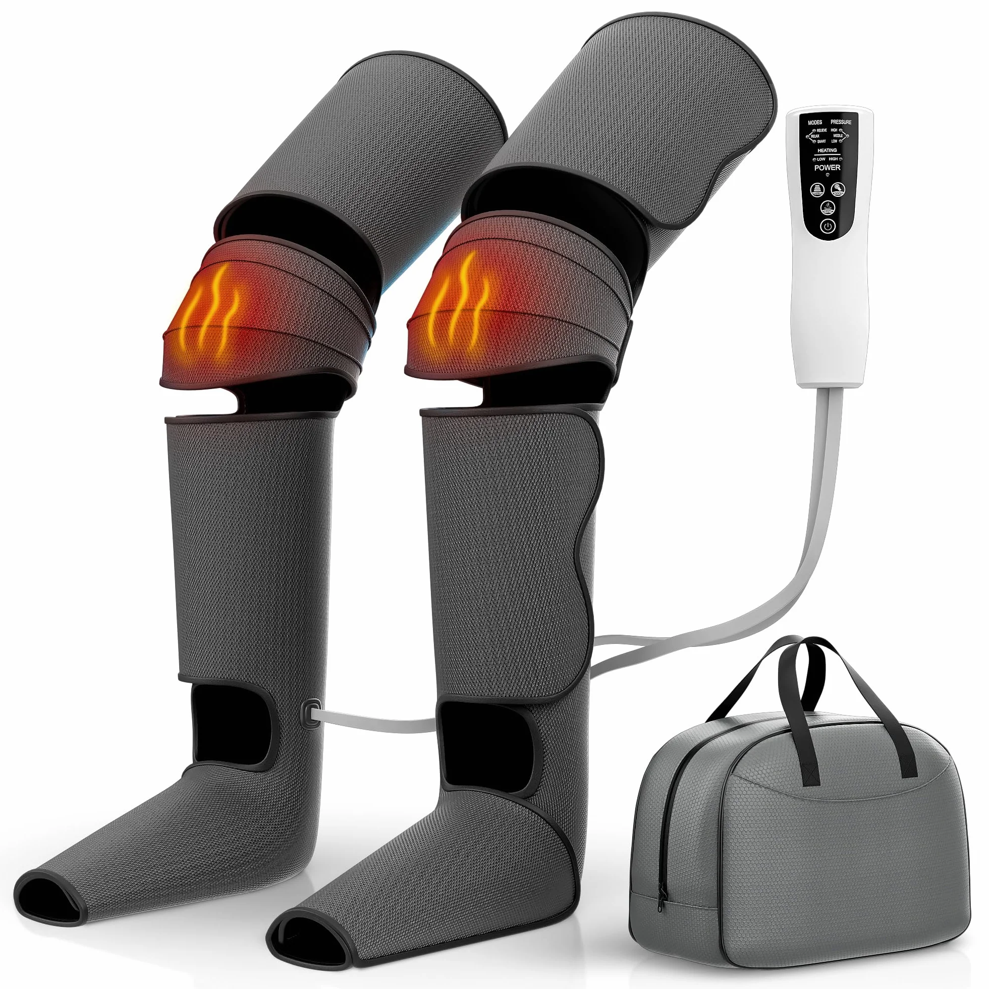 GreatDreams® Botas Presoterapia Masajeador de Piernas con Calor Mejora Circulación Sanguínea Drenaje Linfático