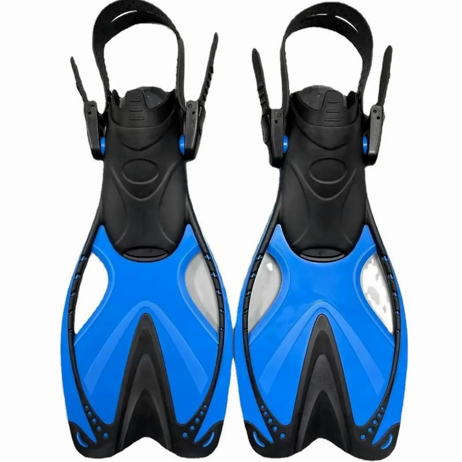 Aletas de Entrenamiento Zapatos de Rana for niños, Aletas Cortas Ajustables Silicona for Asistencia al Buceo, Equipo Entrenamiento liviano for para Entrenamiento Acuático