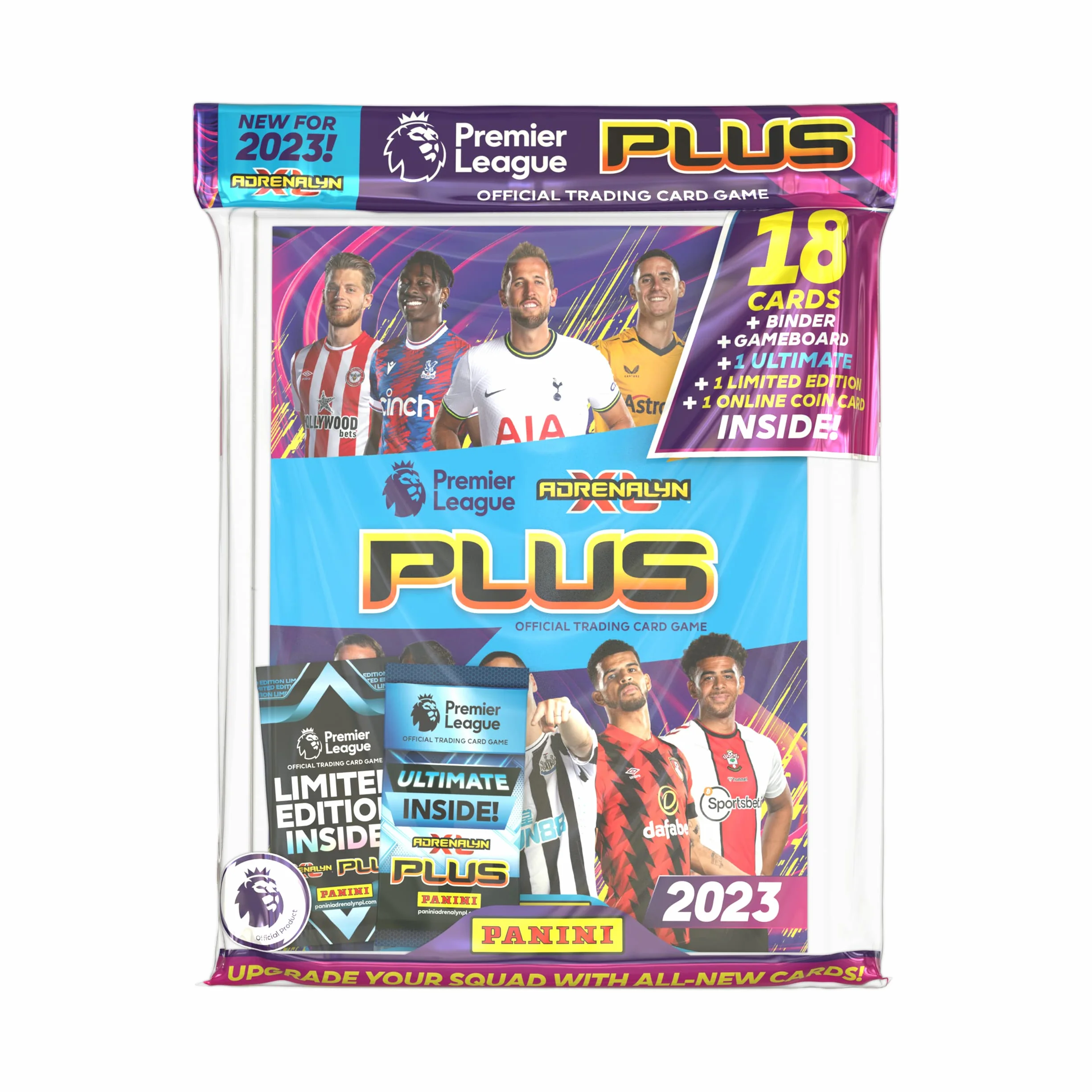 Panini- Premier League 2022/23 Adrenalyn XL Plus - Paquete de Inicio, Multicolor (PLAP2223SP)