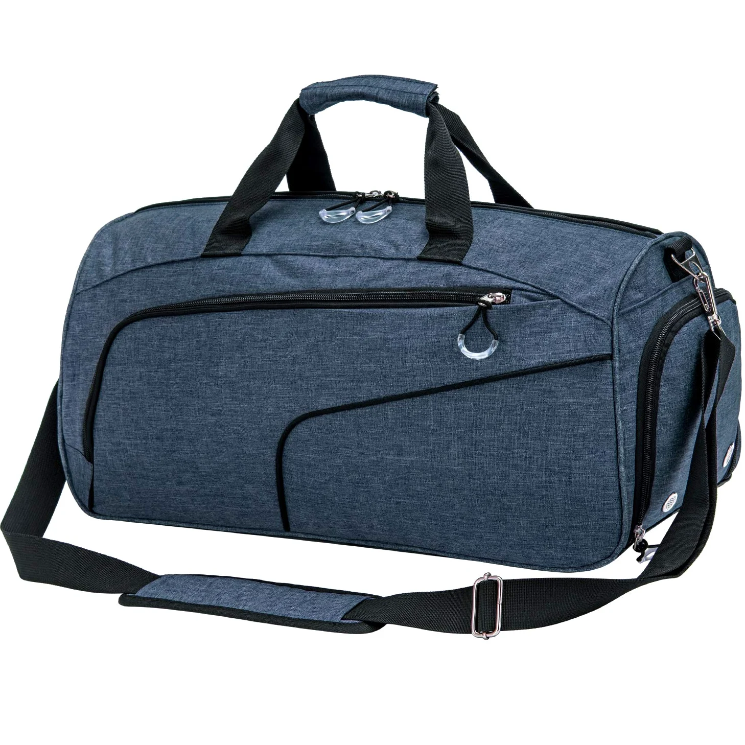 Bolsa deportiva pequeña de gimnasio para hombres y mujeres, bolsa de viaje para entrenamiento, Azul, Talla única, Deportivo, práctico