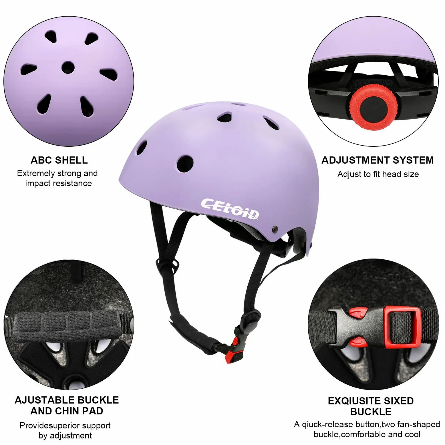 Juego de almohadillas para casco para niños, ajustable, para patineta, bicicleta, rodilleras y coderas, muñequeras de 5 a 8 años, juego de equipo de protección para niñas, niños, bicicleta,