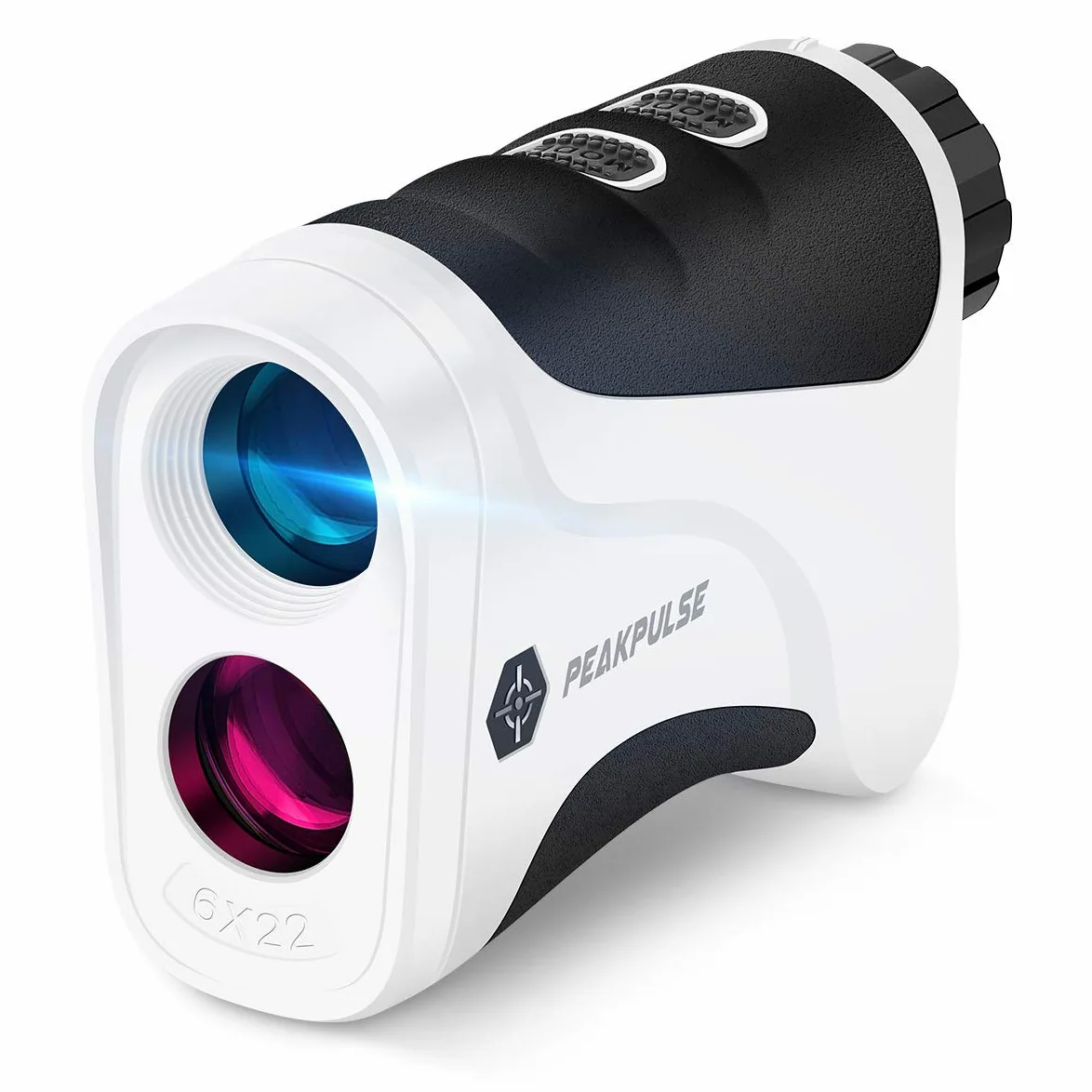 PeakPulse Rangefinder Golf 656 Yards Rangefinder with Flag-Lock, 6X Magnification,Vibration,Distance Measurement,The Most Suitable Gift for Golfers