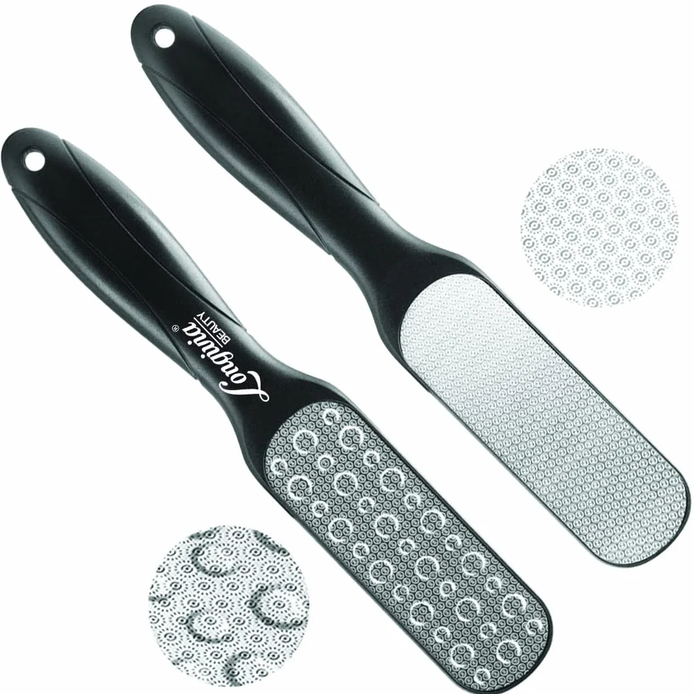 Lima para Pies Profesional de Acero Inoxidable Quitador de Callos Manual Pedicura Exfoliante