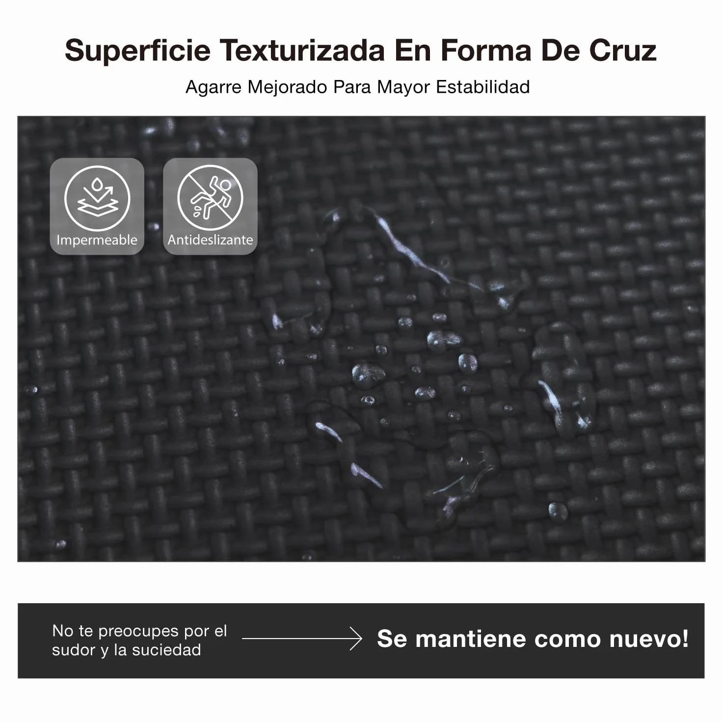 AIRHOP Juego de 18 Alfombrillas para Suelo de Gimnasio, Espuma EVA de Alta Densidad, Antideslizantes y de Alta amortiguación, Ideales para Yoga y Fitness, Gimnasio en casa, 30x30 cm