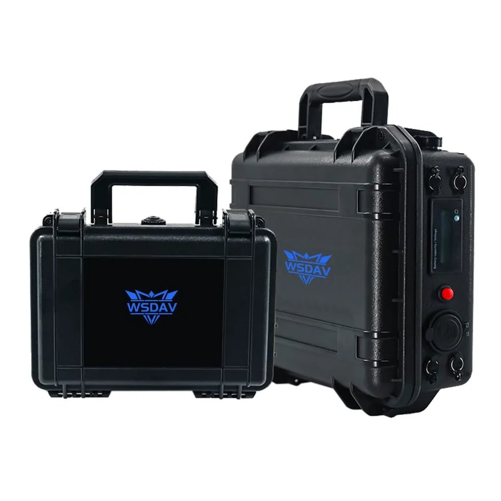 Batería de Litio Recargable de 12 V con Cargador | Batería de litio de 12 V, 20 Ah, 30 Ah, 60 Ah, 80 Ah y 100 Ah, con pantalla LED, doble puerto USB e interruptor de encendido.