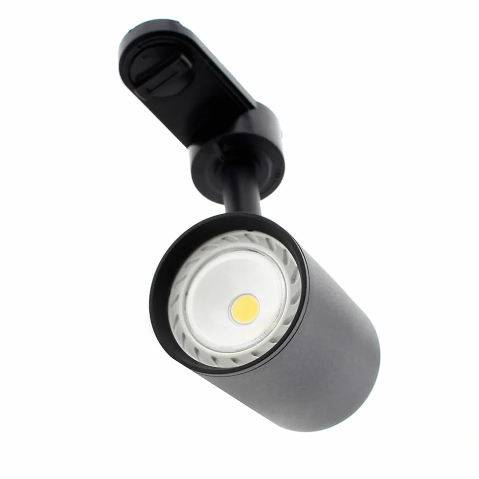 LEDBOX RAIL COOK Housing GU10 negro monofásico