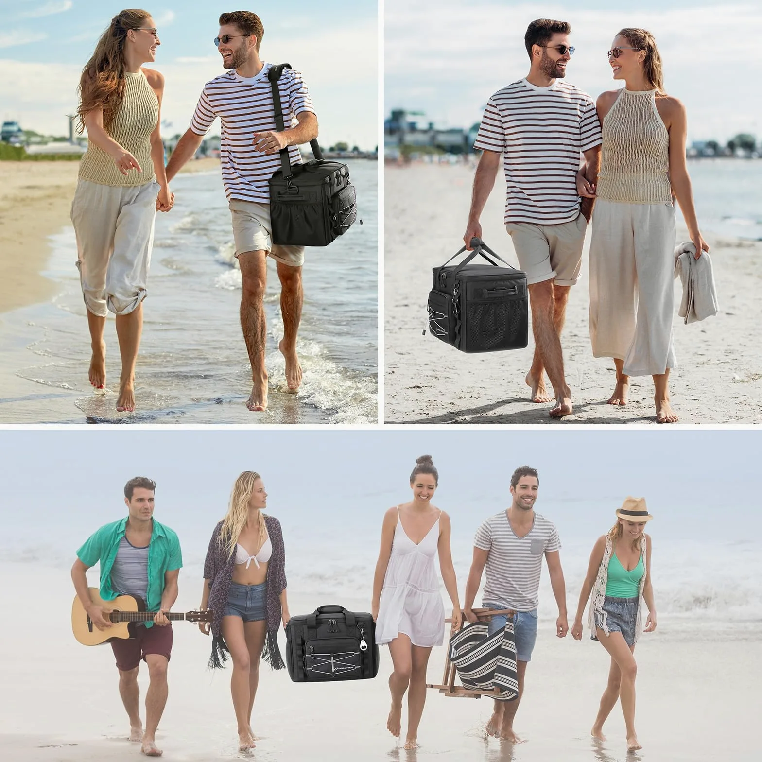 Maelstrom Bolsa térmica Suave, Enfriador de Lados Suaves, Enfriador de Playa Plegable para 30 latas, hielera, Enfriador Grande a Prueba de Fugas, Enfriador de Viaje portátil para Kayak, Compras de
