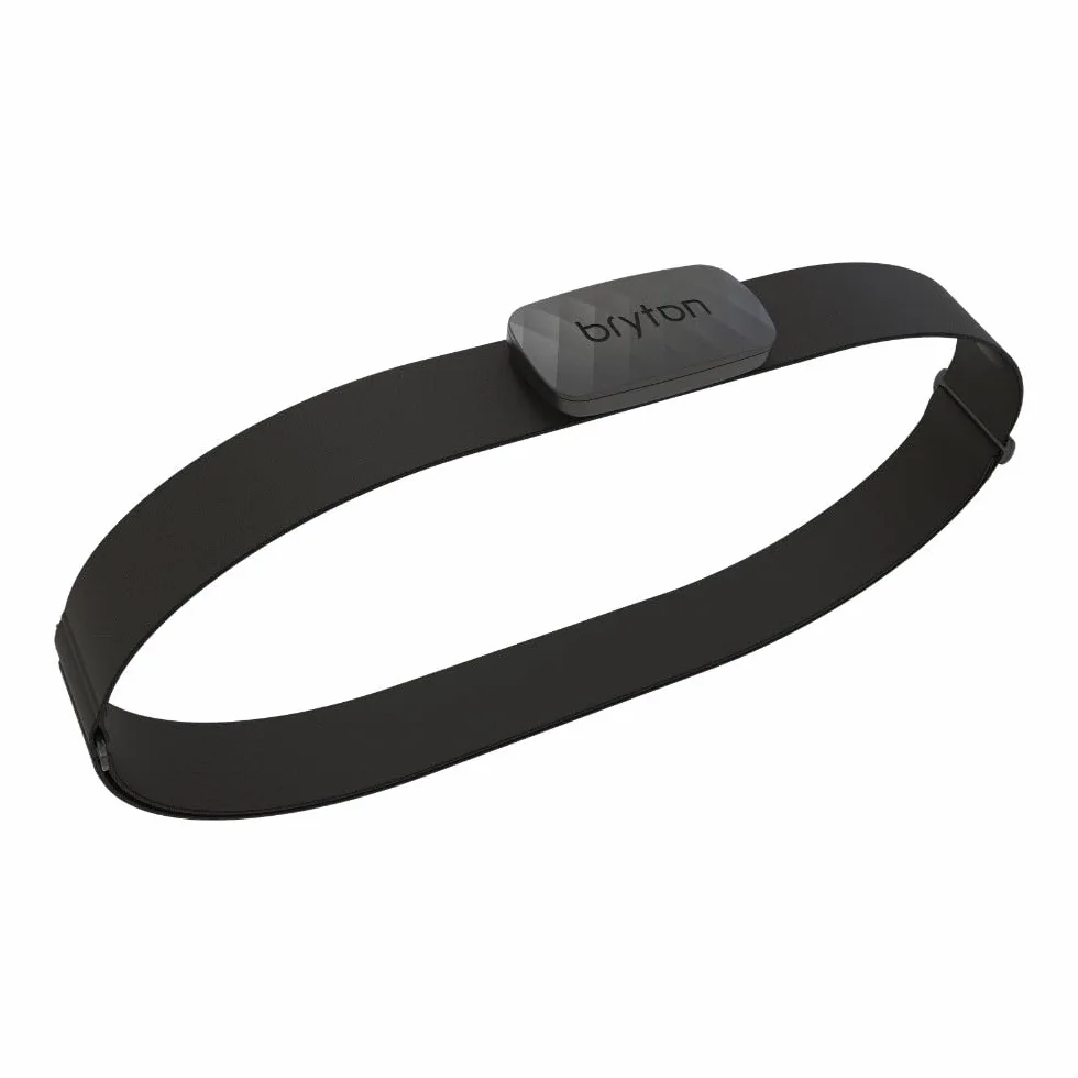 Bryton Banda de Pecho con Monitor de frecuencia cardíaca Inteligente, Compatible con la aplicación de teléfono Inteligente y la computadora de Bicicleta/Ciclismo a través de Bluetooth y Ant+