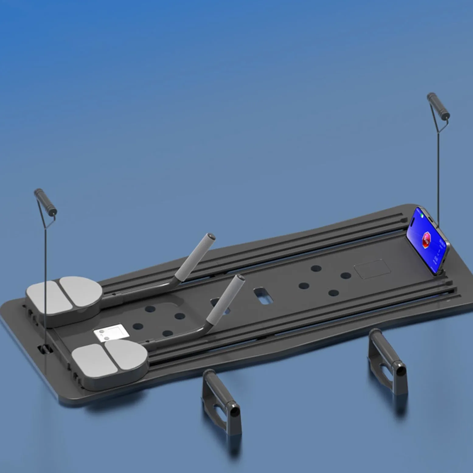 Tabla De Fitness Ajustable - Equipo Portátil De Pilates Para El Hogar | Tablero De Fitness Portátil De Equipo De Pilates De Rodillo Abdominal, Tablero De Ejercicio Multifuncional Del Equipo