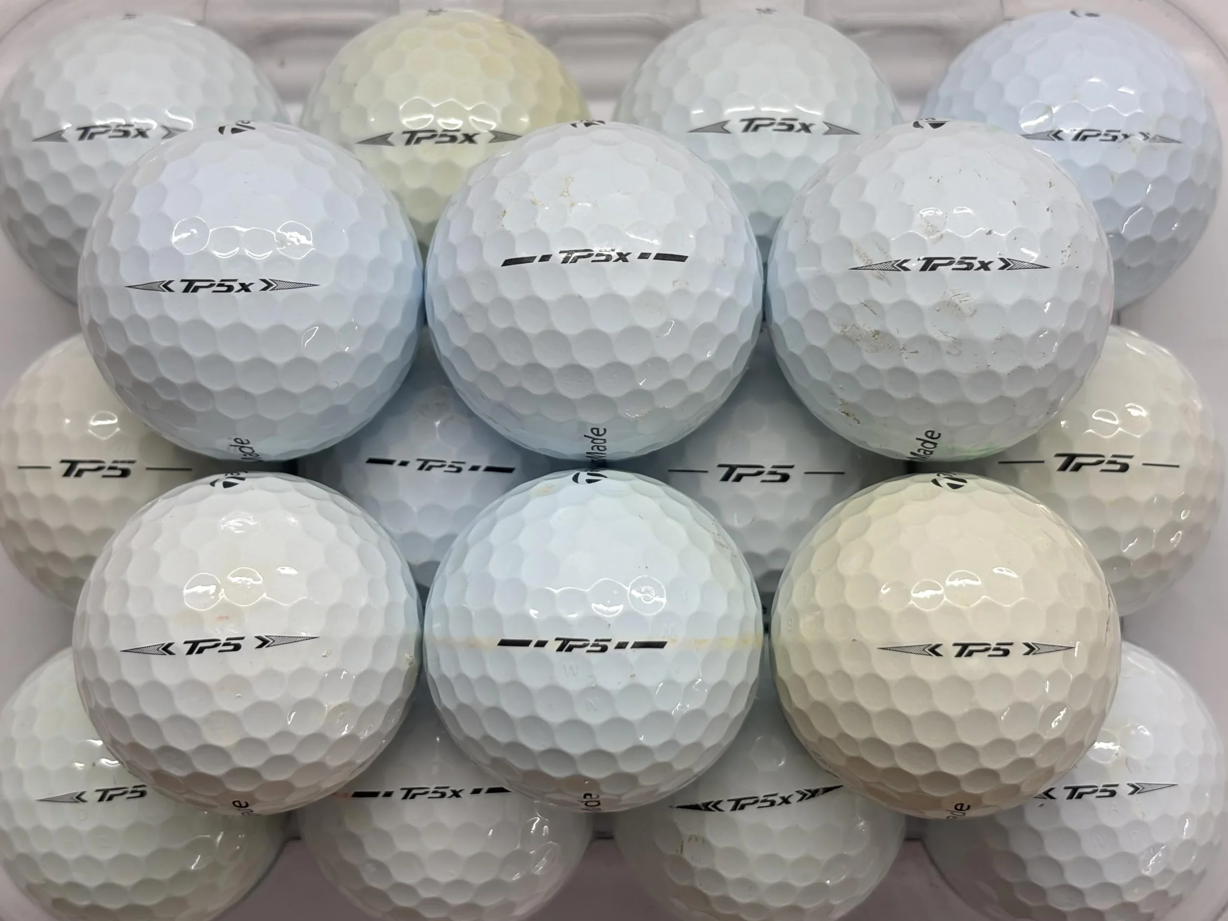 24 pelotas de golf TP5/TP5X para TaylorMade - Grado A/Grado B