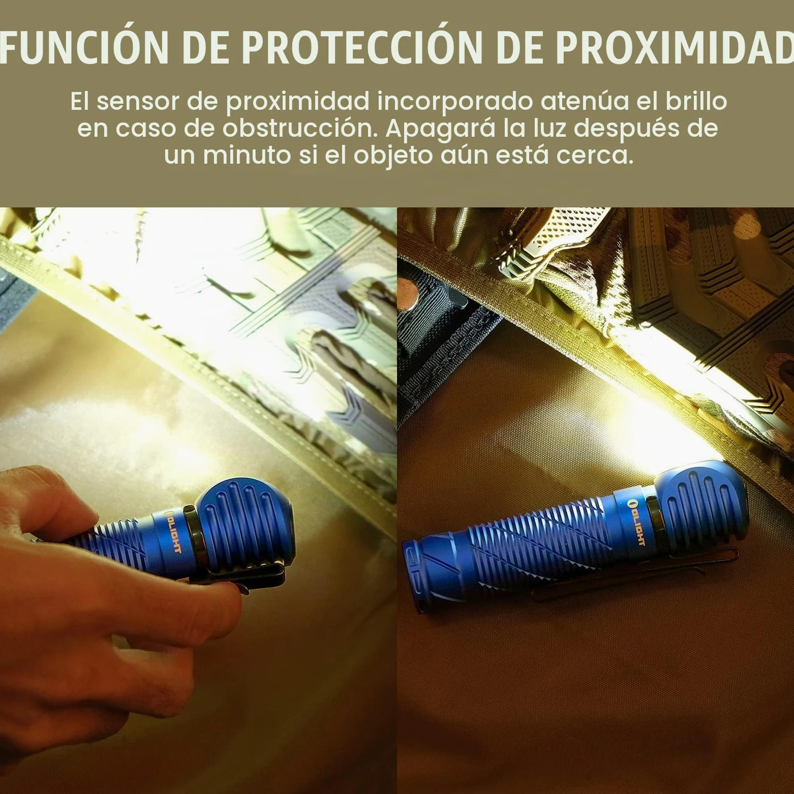OLIGHT Perun 2 Linterna Frontal Recargable 2500 Lumen 12 Días Máx 166 Metro | Cabeza Frontal LED Alta Potencia 5 Luz Modos Blanco y Rojo Regulable, 150 Metros, Impermeable IPX8, Trabajo, Camping, Azul