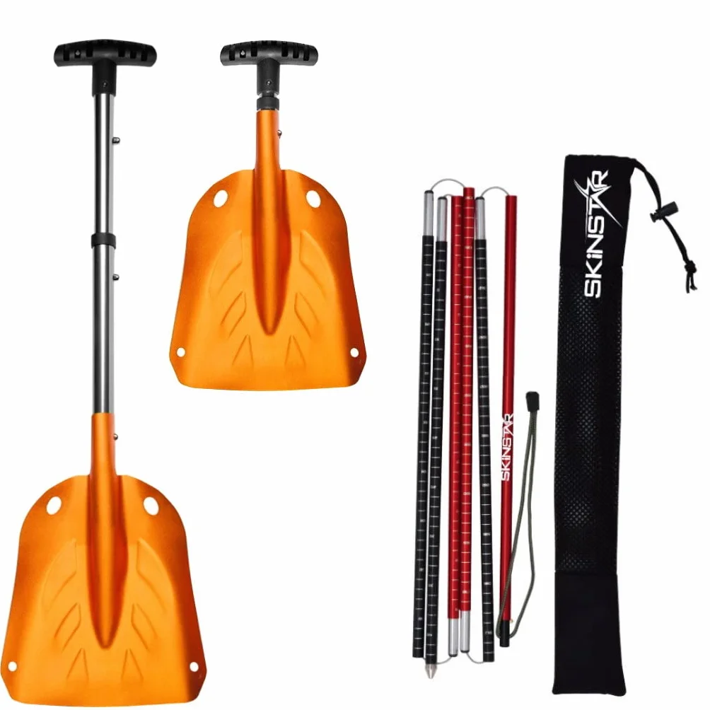SkinStar Sonda avalanchas 260 320 cm pala nieve plegable aluminio juego avalanchas
