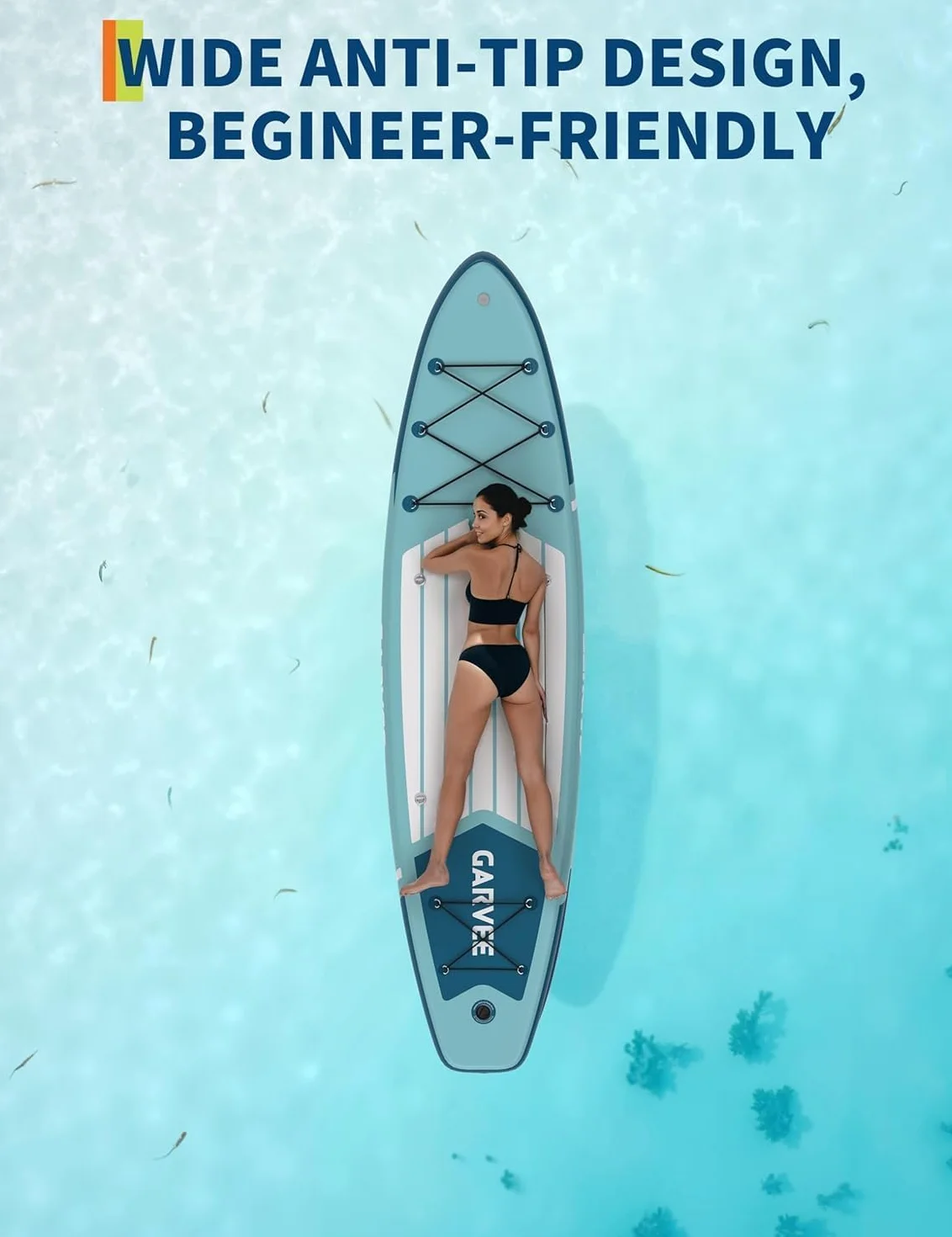 Tabla De Paddle Surf Hinchable, Stand Up Paddle Board (Sup) Adulto, Extra Ancha, 200 kg, Soporte Cámara